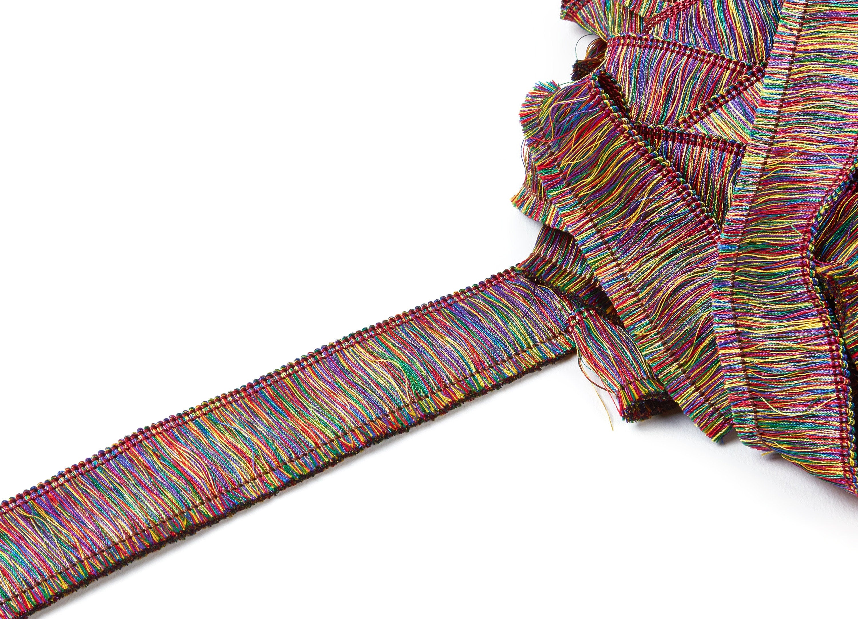 Tassel Fringe Trim - Chainette Fringe - Cotton Tassel Trim - Dress Fringing Tassels - Jewelry Accessories - 25x3mm - RS1026 - DOMEDBAZAAR