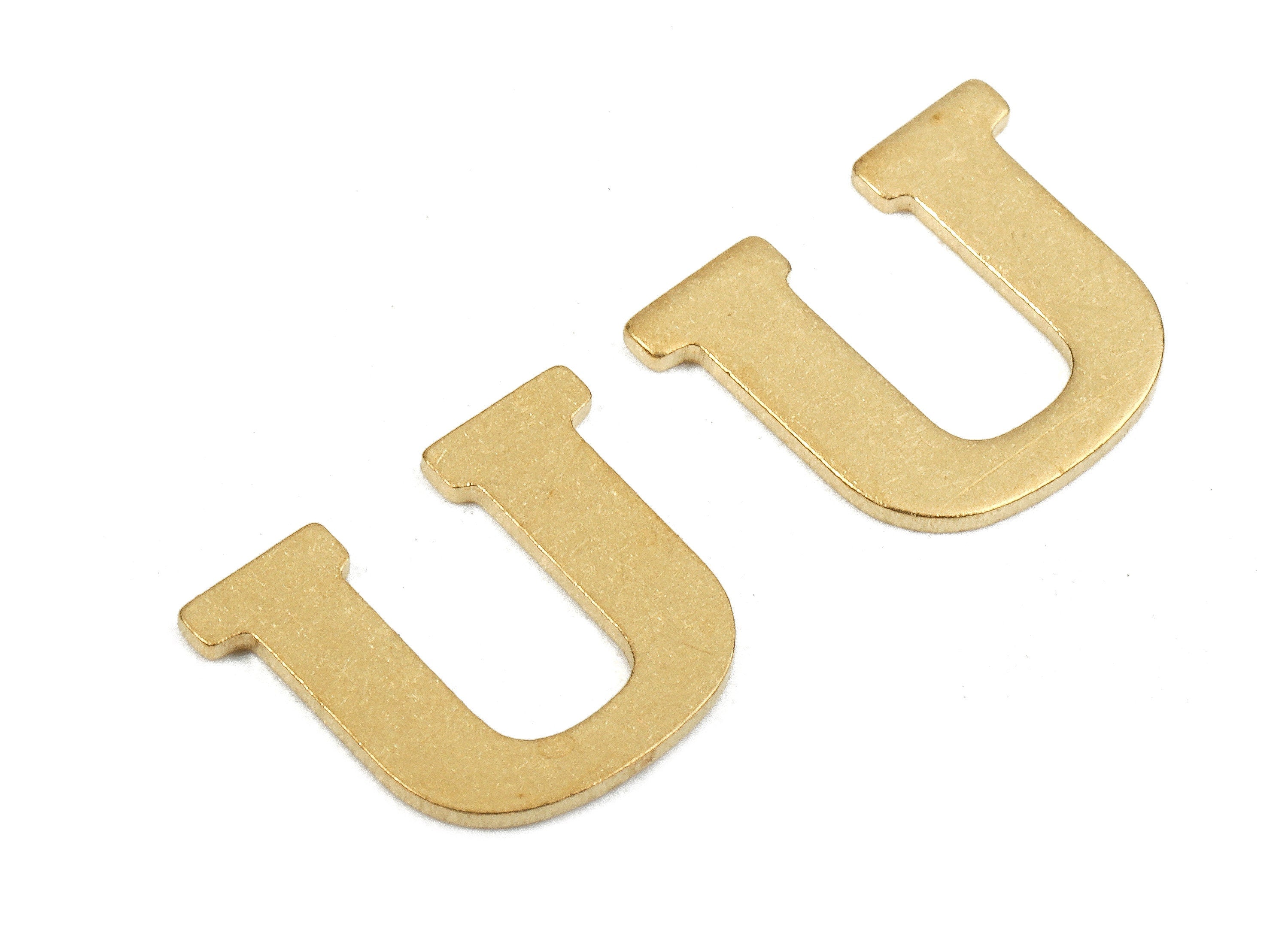 Brass U Blank - Raw Brass Letter U Blank - Brass Letter Wall art Decoration - Brass Alphabet U Blank - 9.51x11.25x0.78mm - PP2775 - DOMEDBAZAAR