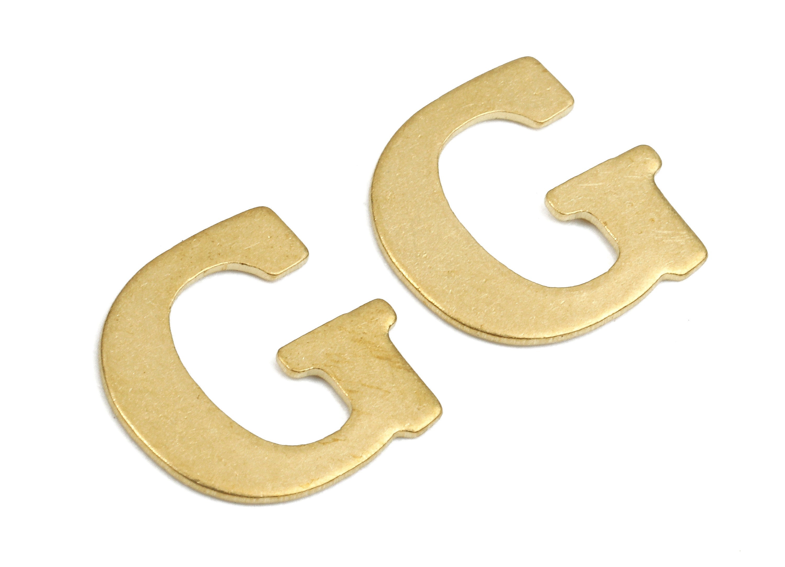 Brass G Blank - Raw Brass Letter G Blank - Brass Letter Wallart Decoration - Brass Alphabet G Blank - 9.92x9.75x0.79mm - PP2761 - DOMEDBAZAAR