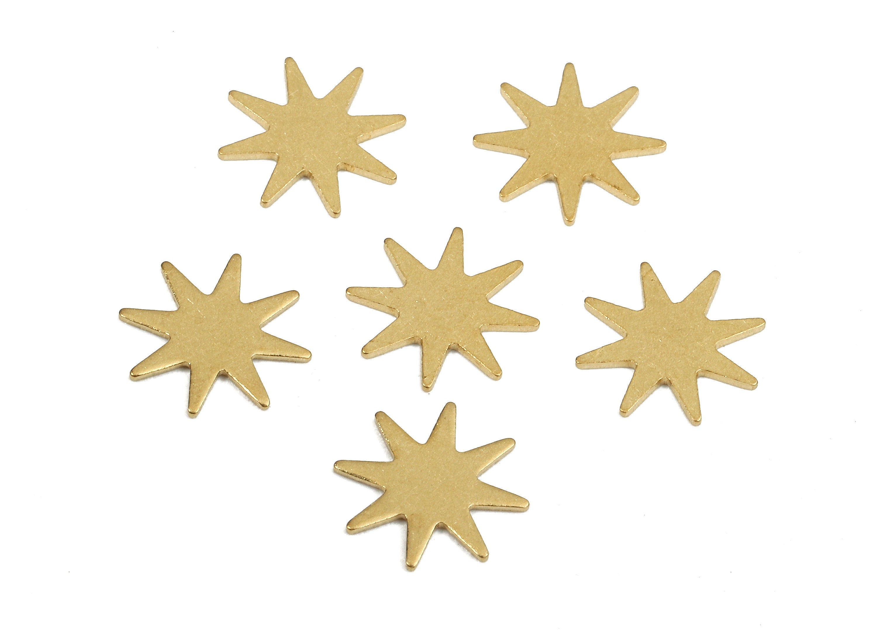 Brass Snowy Blank - Raw Brass Snowy Blank - Brass Snowy Tag - Brass Stamping Tag - Brass Blank Findings - 7.59x7.59x0.47mm - PP2447 - DOMEDBAZAAR