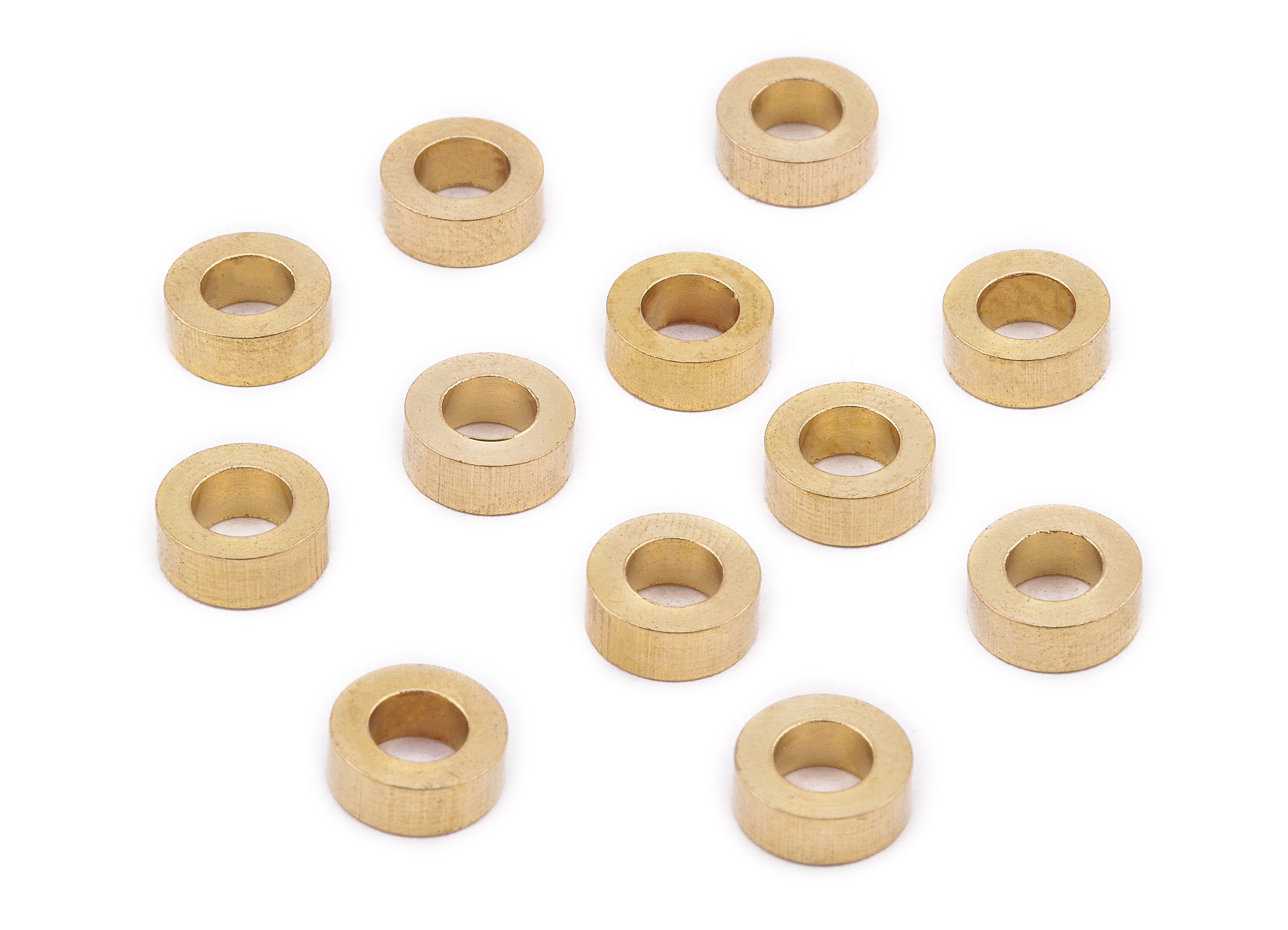 Brass Industrial Tube - Raw Brass Industrial Tube - Brass Industrial Findings - Spacer Beads - Jewelry Supplies - 7.99x3.03x1.87mm - PP2268 - DOMEDBAZAAR