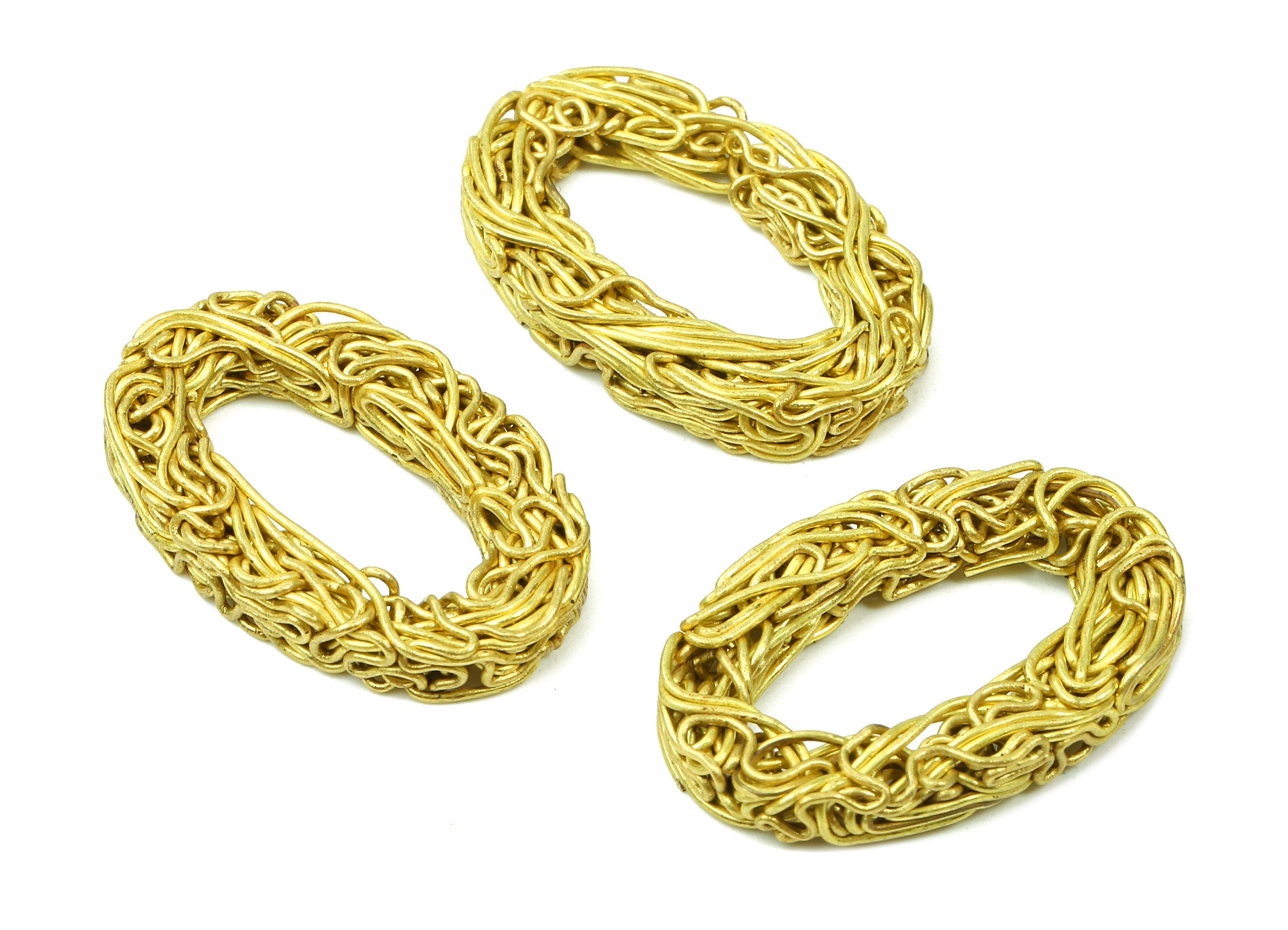 Brass 0 Number Pendant - Raw Brass Hammered Wires 0 Number Charms - Jewelry Supplies - 25.49x16.62x3.38mm - PP2909 - DOMEDBAZAAR