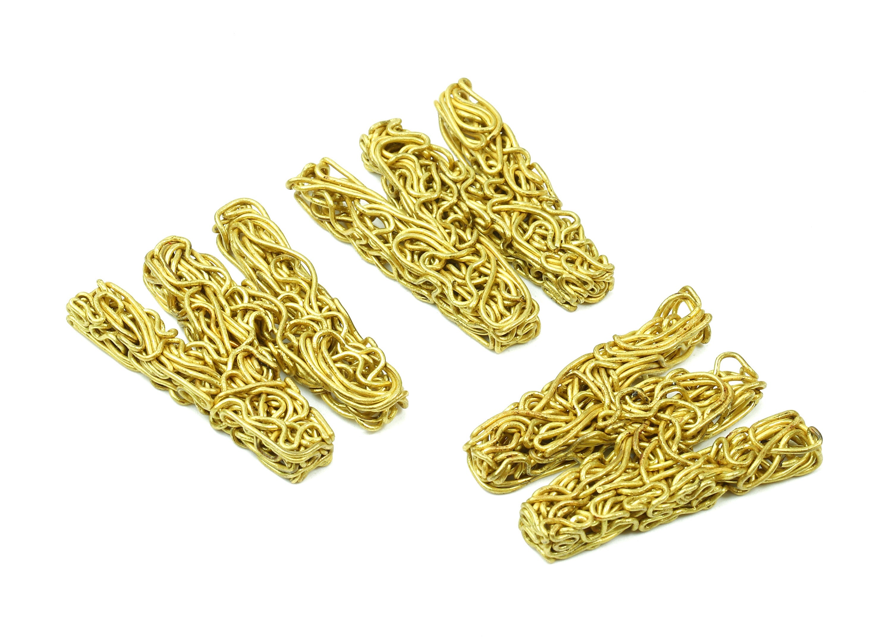 Brass W letter Pendant - Raw Brass Hammered Wire Letter W Alphabets Charms  - Jewelry Supplies - 25.59x19.47x3.66mm - PP2941 - DOMEDBAZAAR