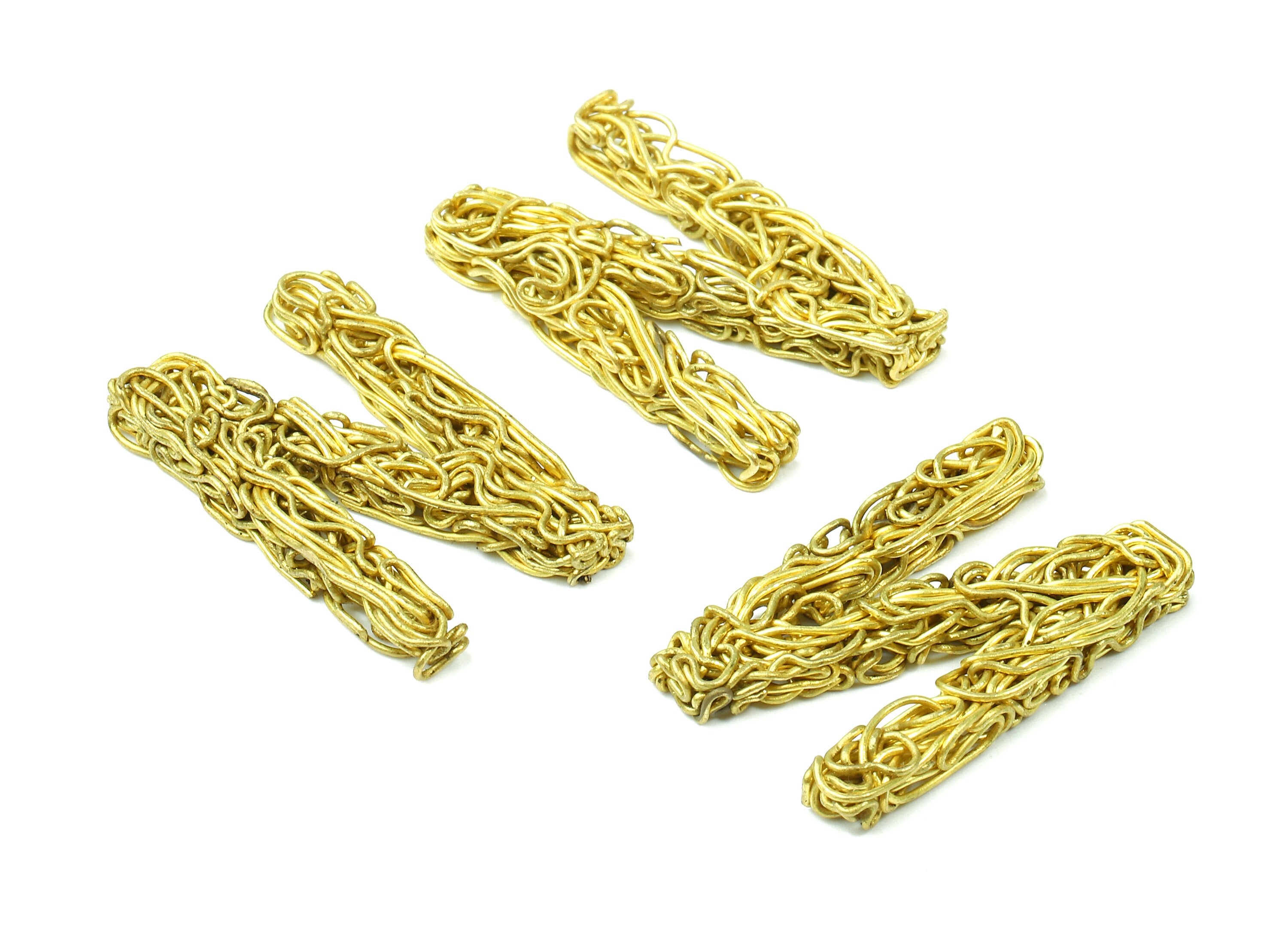 Brass N letter Pendant - Raw Brass Hammered Wire Letter N Alphabets Charms - Jewelry Supplies - 28.07x16.35x3.4mm - PP2932 - DOMEDBAZAAR