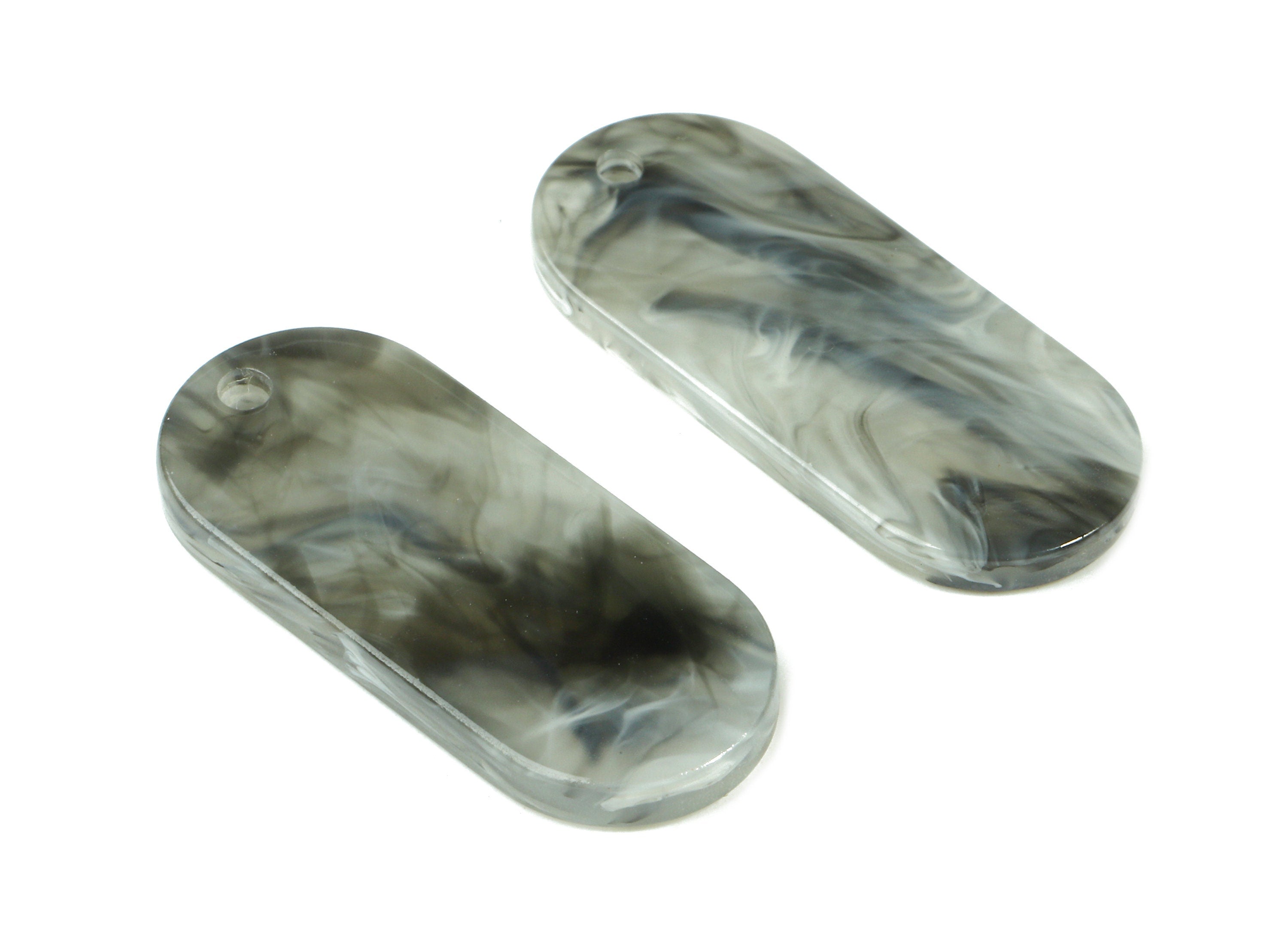 Acetate Oval Charms - Oval Earrings and Pendant - Earring Findings - Jewelry Supplies - Color Code: A231 - 26.6x11.7x2.65mm - AC1209-A231 - DOMEDBAZAAR