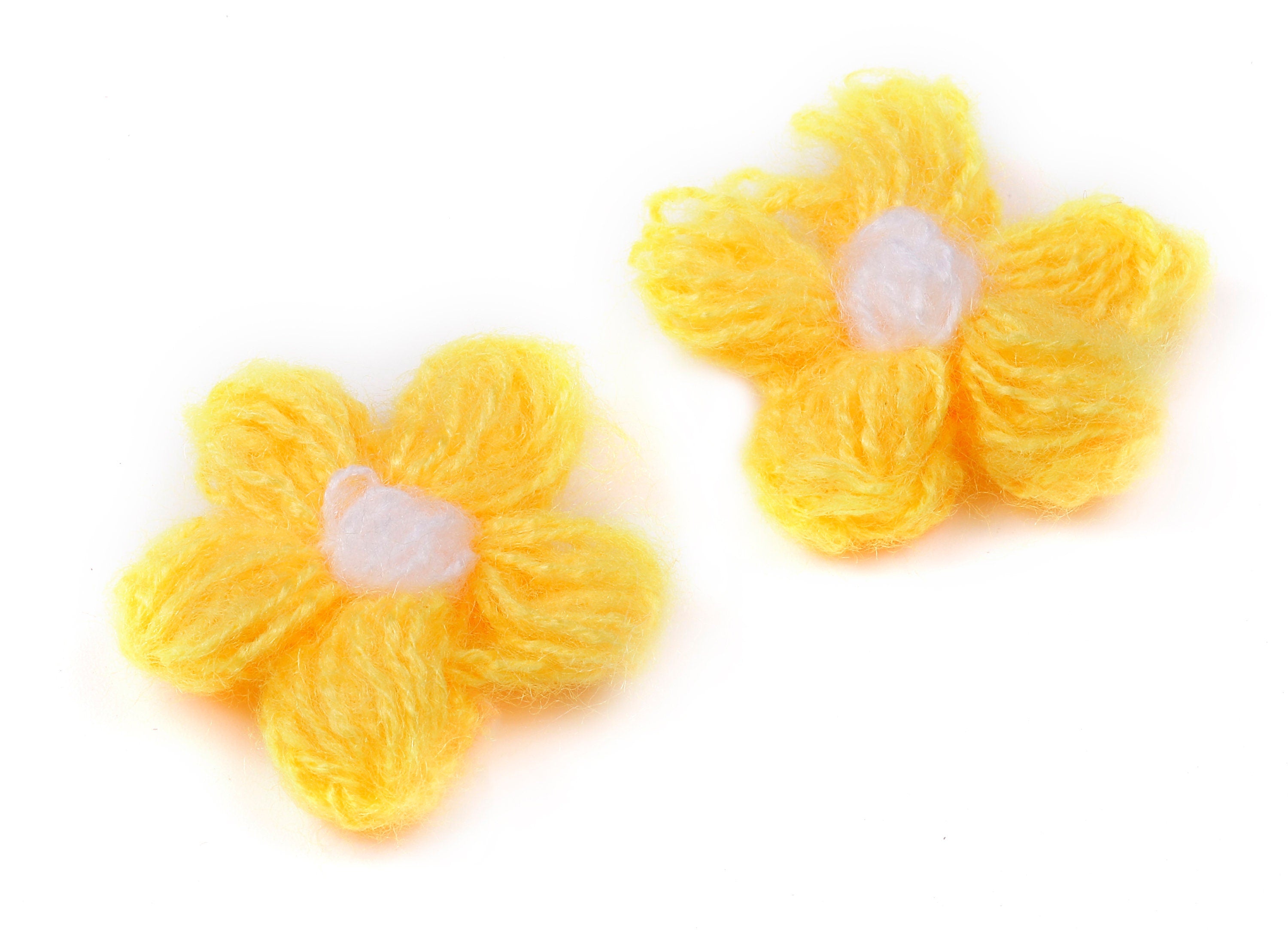 Crochet Flower Earrings - Knit Weaving Flower Earrings - Crochet Flower Pendant - Handmade Flower Earrings - 40.29x40.29x3.99mm - TS1081C - DOMEDBAZAAR