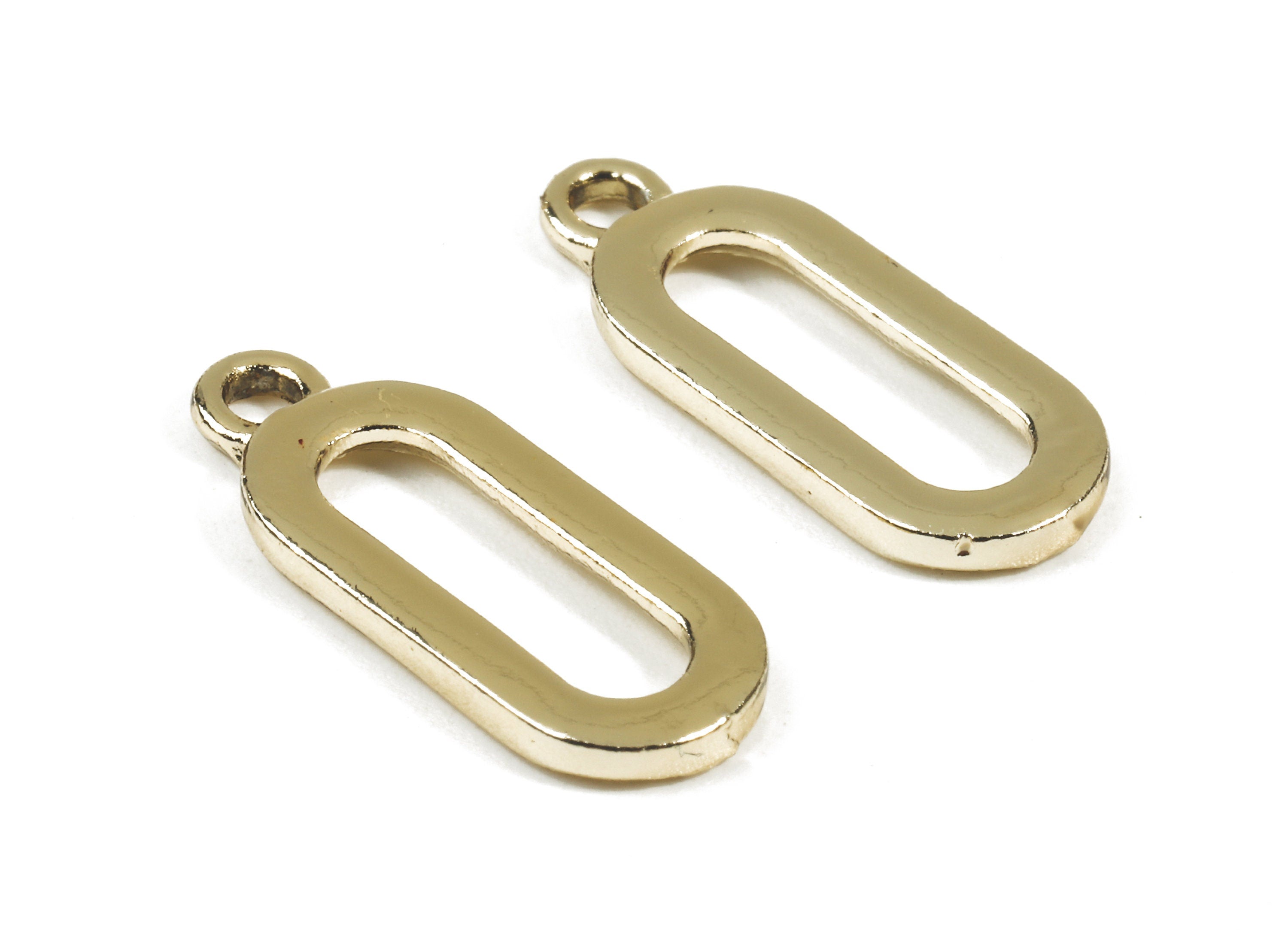 Alloy Round Clef Charms - Zinc Alloy Round Clef Earrings and Pendant - Gold Tone Plated - Earring Findings -  19.53x7.68x1.59mm - ZZ1492 - DOMEDBAZAAR