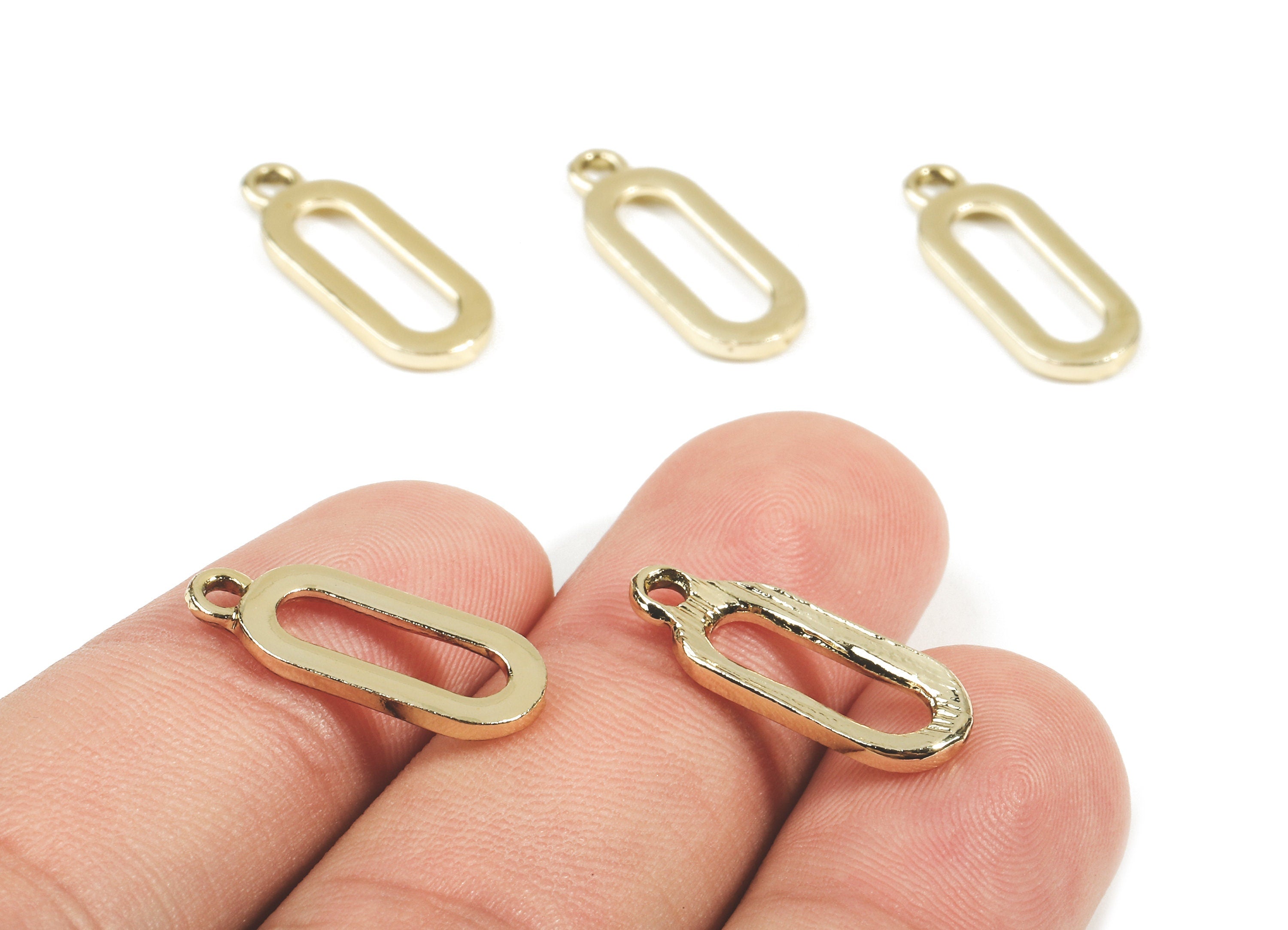 Alloy Round Clef Charms - Zinc Alloy Round Clef Earrings and Pendant - Gold Tone Plated - Earring Findings -  19.53x7.68x1.59mm - ZZ1492 - DOMEDBAZAAR