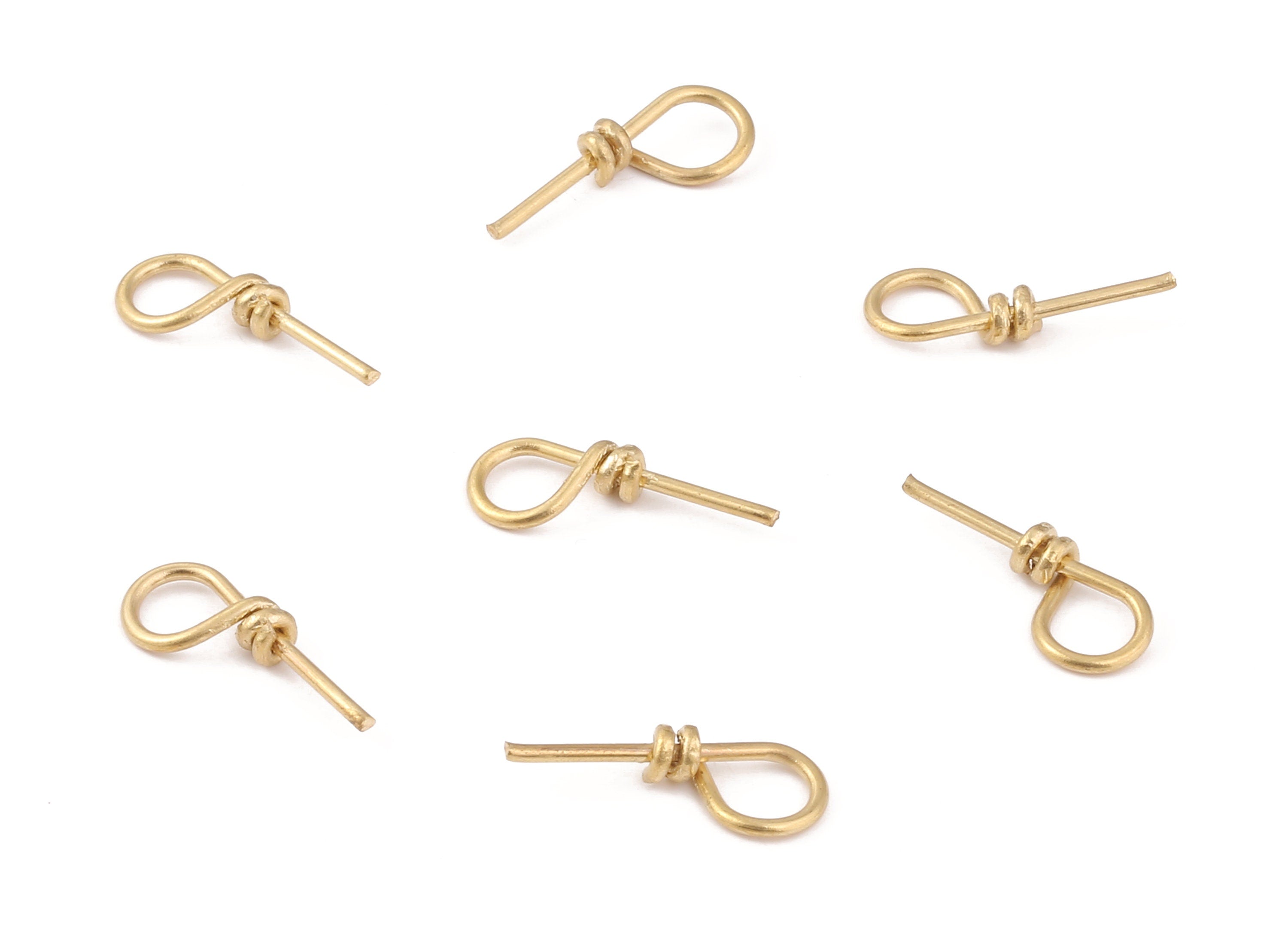 Brass Earring Wire Charms - Raw Brass Drop Earrings and Pendant - Earring Findings - Jewelry Supplies - 20.7x7.73x1.18mm - PP2355 - DOMEDBAZAAR
