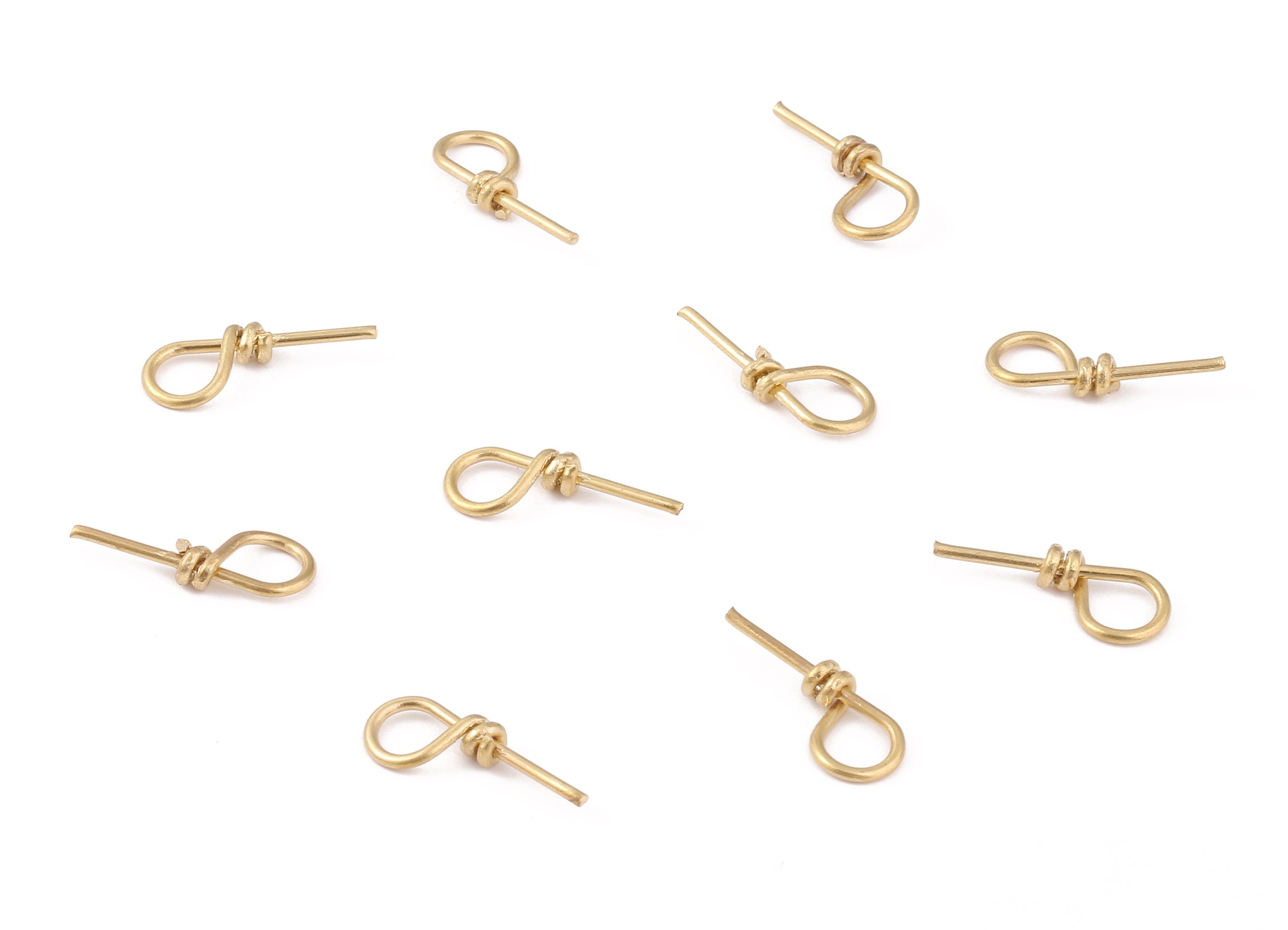 Brass Earring Wire Charms - Raw Brass Drop Earrings and Pendant - Earring Findings - Jewelry Supplies - 20.7x7.73x1.18mm - PP2355 - DOMEDBAZAAR