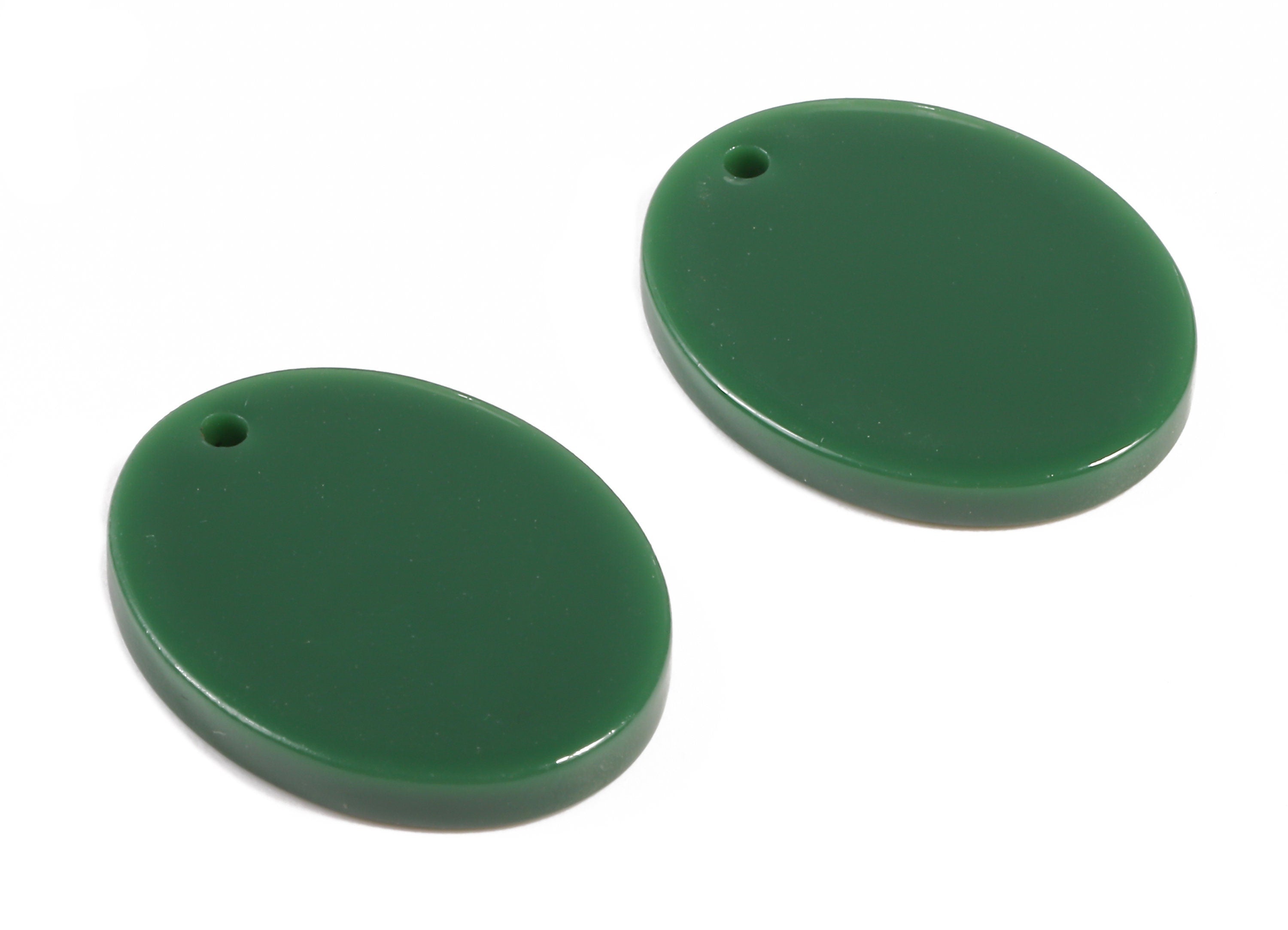 Acrylic Oval Charms - Oval Earrings and Pendant - Earring Findings - Jewelry Supplys - Color Code:A395 - 20.02x15.98x2.37mm - AC1727-A395 - DOMEDBAZAAR