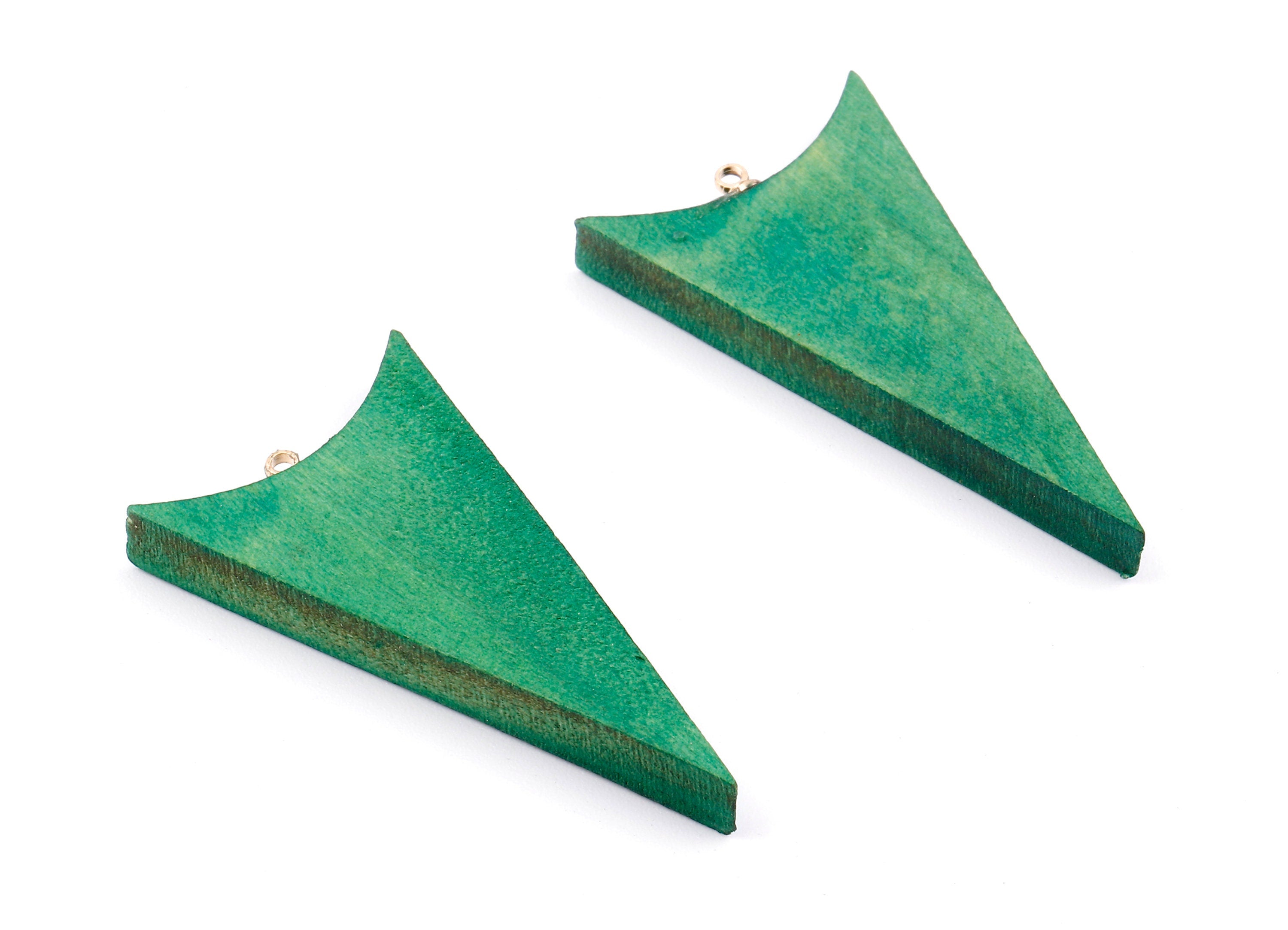 Wooden Arrow Charms - Wooden Arrow Pendant - Natural Wood Arrow Earring Pendant - Wood with Alloy - 43.14x23.36x5.27mm - BB1092 - DOMEDBAZAAR