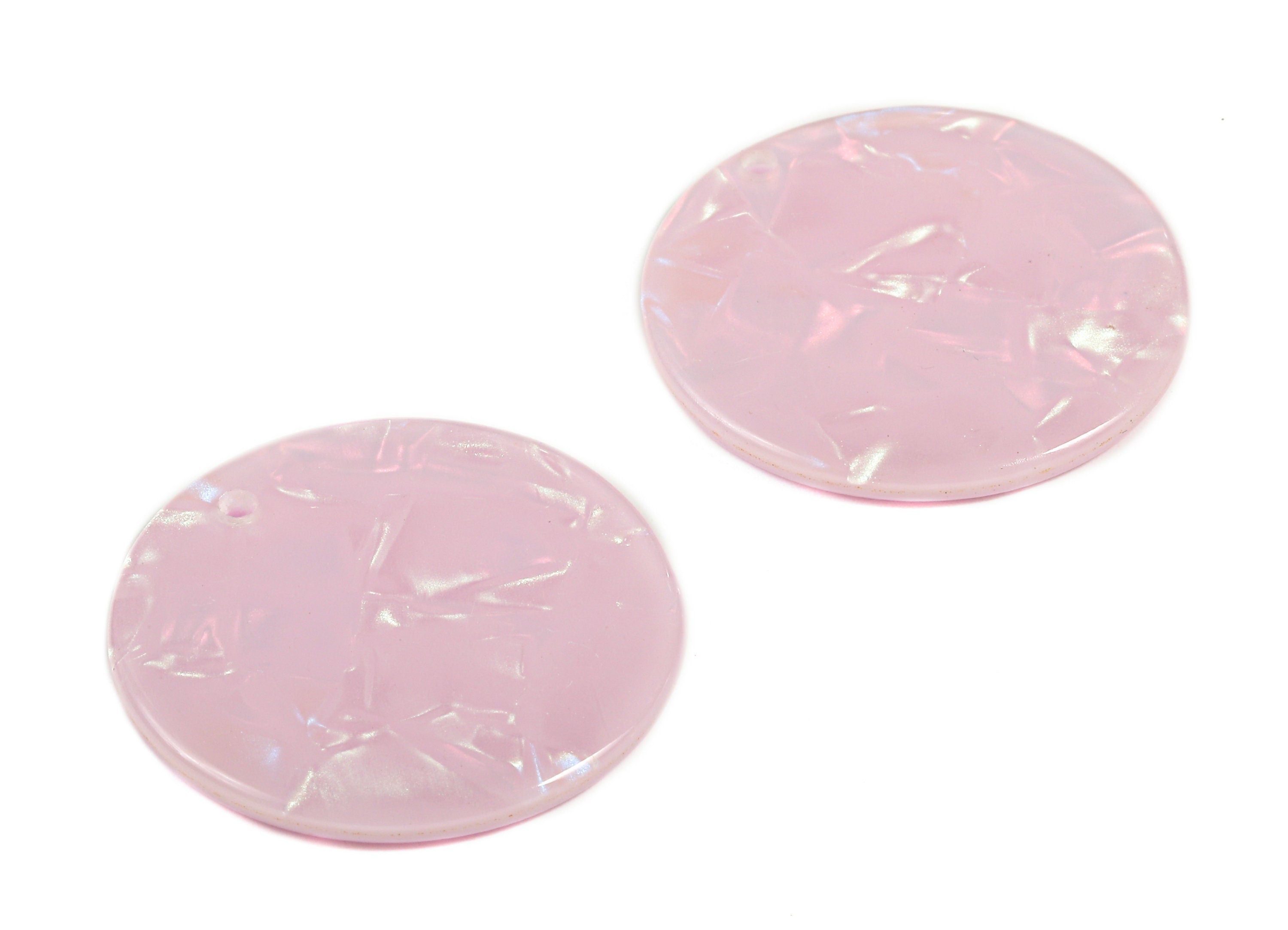 Acetate Round Charms - Round Earring and Pendant - Earring Findings - Jewelry Supplys - Color Code: A393 - 35x35x2.11mm - AC1315-A393 - DOMEDBAZAAR