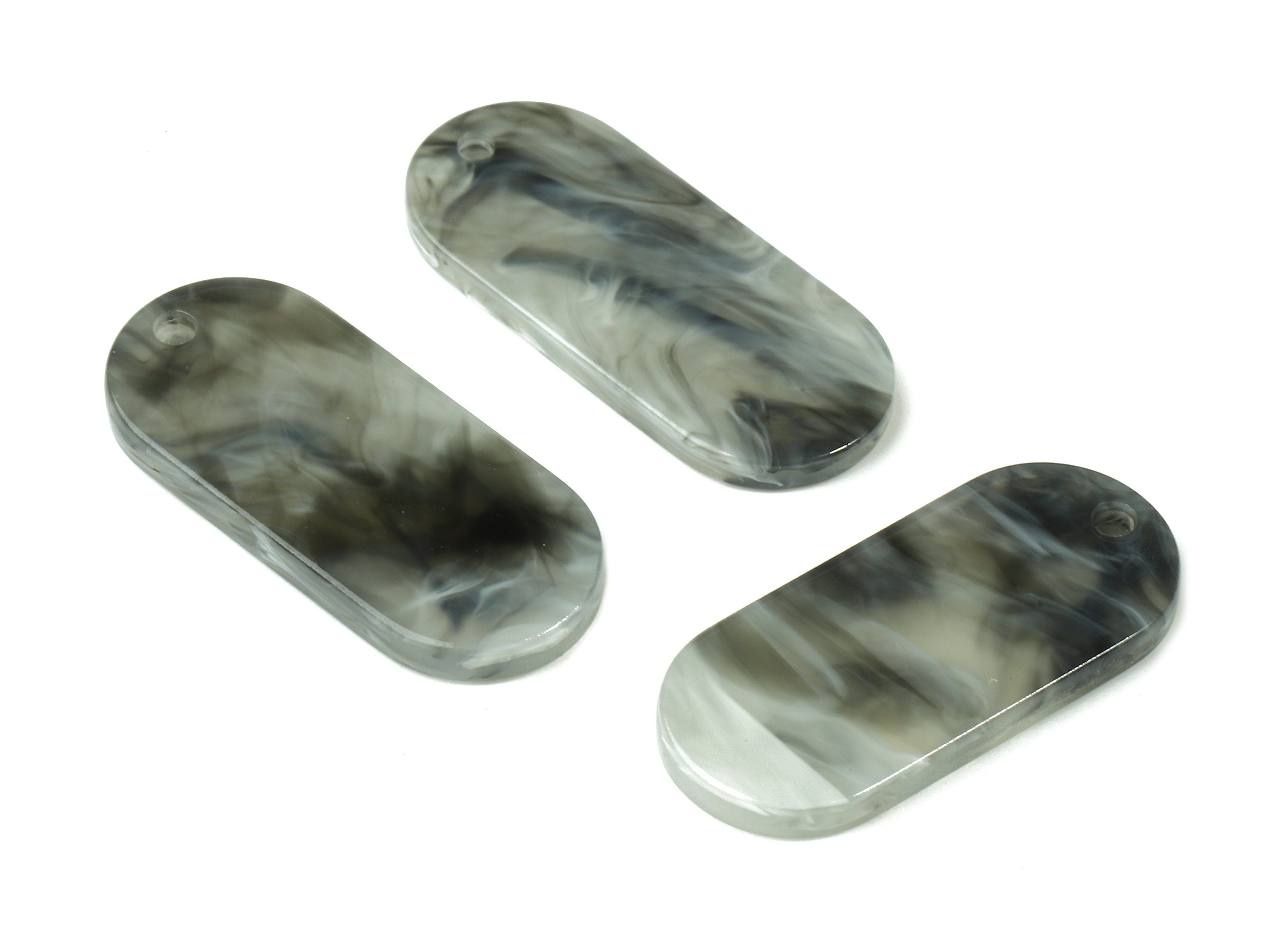 Acetate Oval Charms - Oval Earrings and Pendant - Earring Findings - Jewelry Supplies - Color Code: A231 - 26.6x11.7x2.65mm - AC1209-A231 - DOMEDBAZAAR