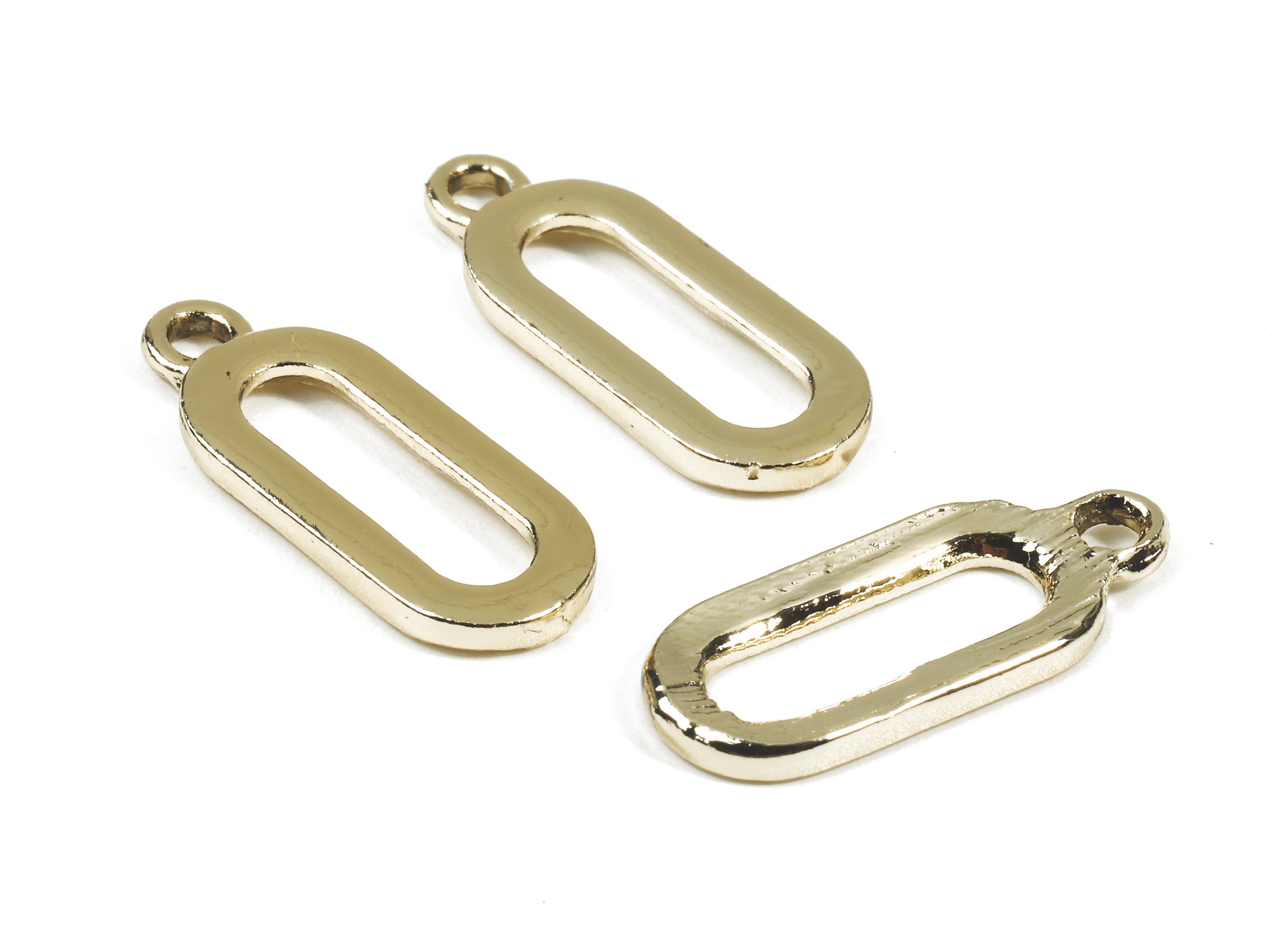 Alloy Round Clef Charms - Zinc Alloy Round Clef Earrings and Pendant - Gold Tone Plated - Earring Findings -  19.53x7.68x1.59mm - ZZ1492 - DOMEDBAZAAR