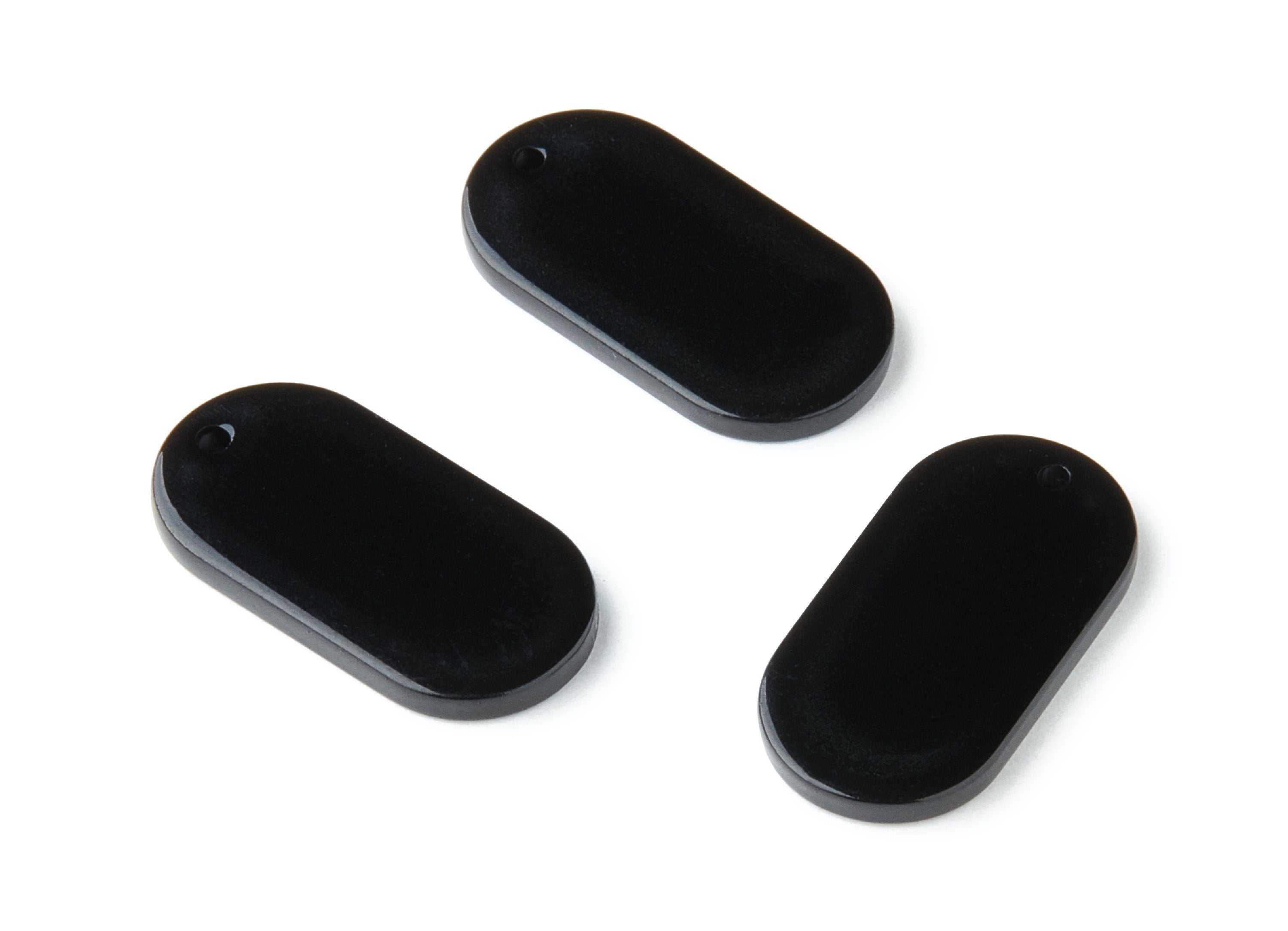 Acetate Acrylic Earring Charms - Oval Shaped Acetate Acrylic Pendant - 1 Hole - Color Code:A66 - 26.63x13.9x2.7mm - AC1156R - DOMEDBAZAAR