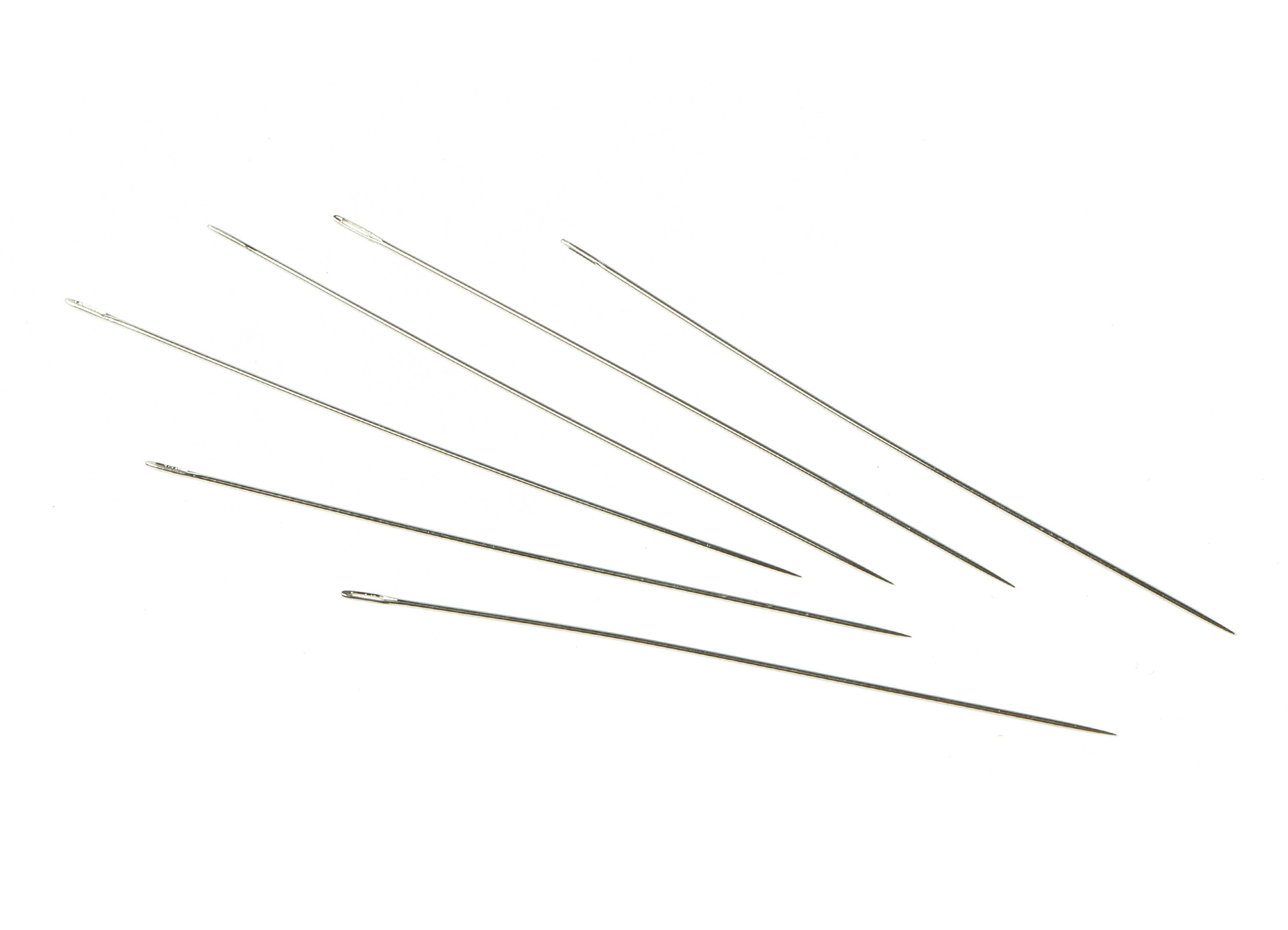 Beading Needles - Size 15 - Pearl Needles - Beading Supplies - Beading Needles Findings - 1package:25Pcs - 48.67x0.4mm - TH1054 - DOMEDBAZAAR