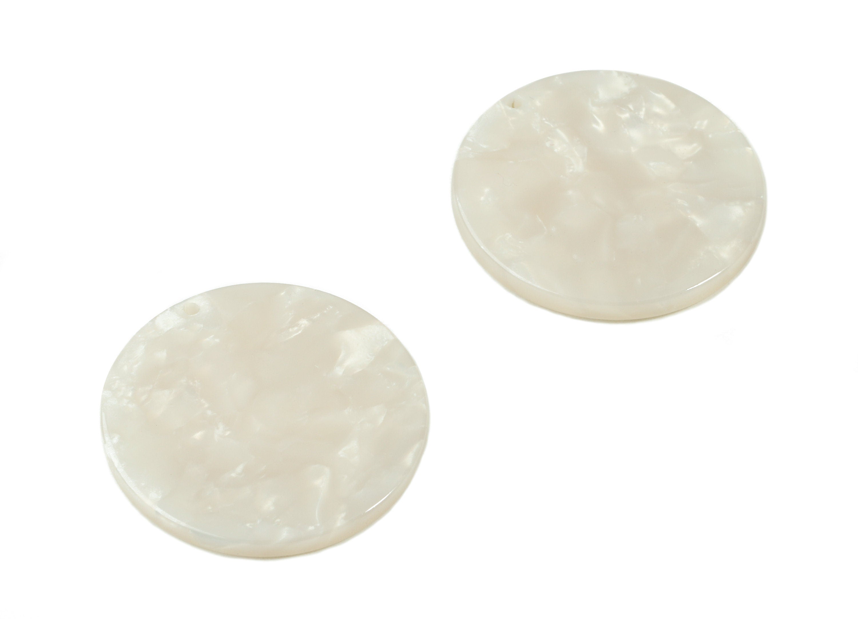 Acetate Coin Charms - Circle Earrings and Pendant - Earring Findings - Jewelry Supplies - Color Code:A12 - 27.38x27.38x2.62mm - AC1801-A12 - DOMEDBAZAAR