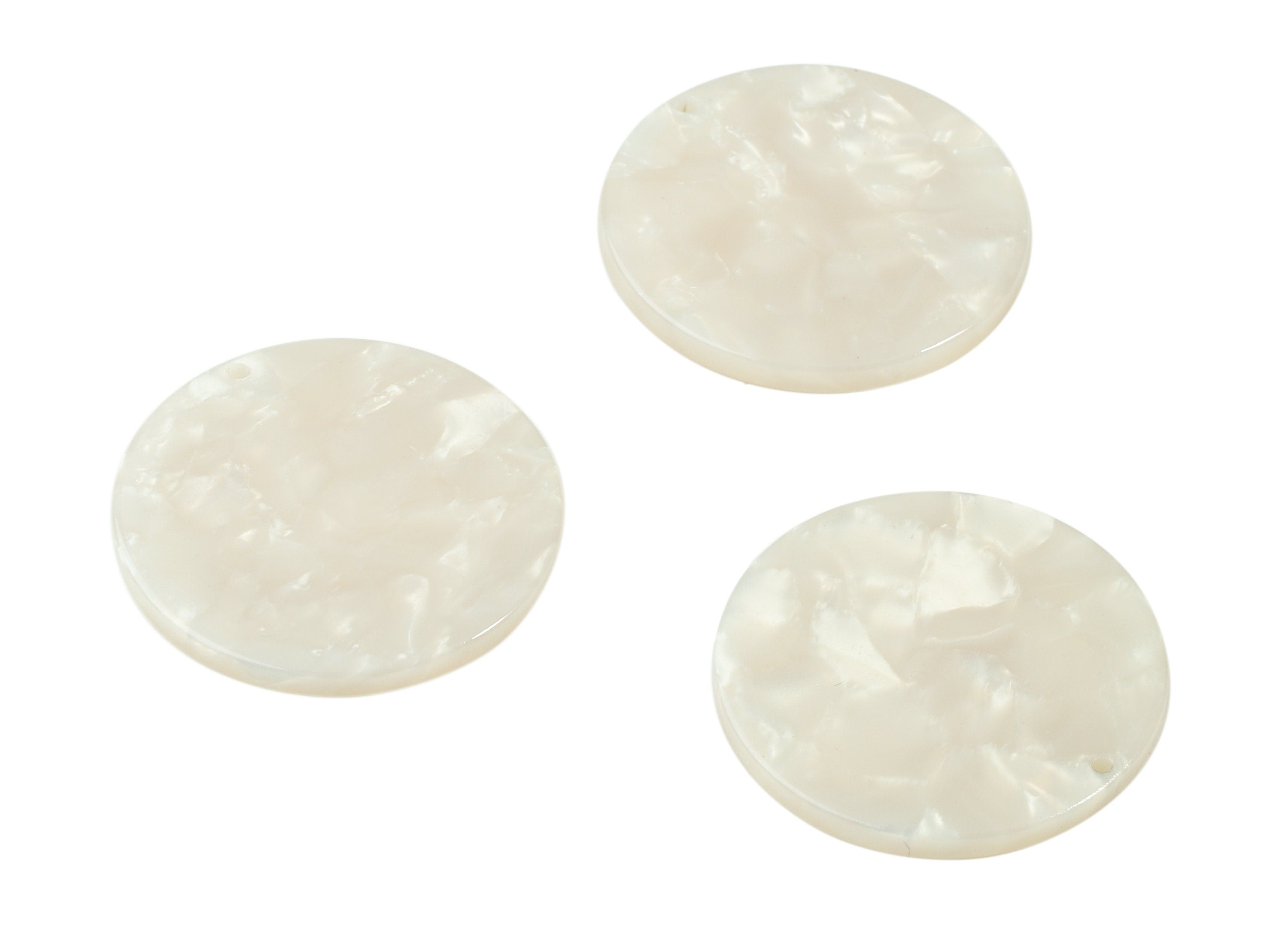 Acetate Coin Charms - Circle Earrings and Pendant - Earring Findings - Jewelry Supplies - Color Code:A12 - 27.38x27.38x2.62mm - AC1801-A12 - DOMEDBAZAAR