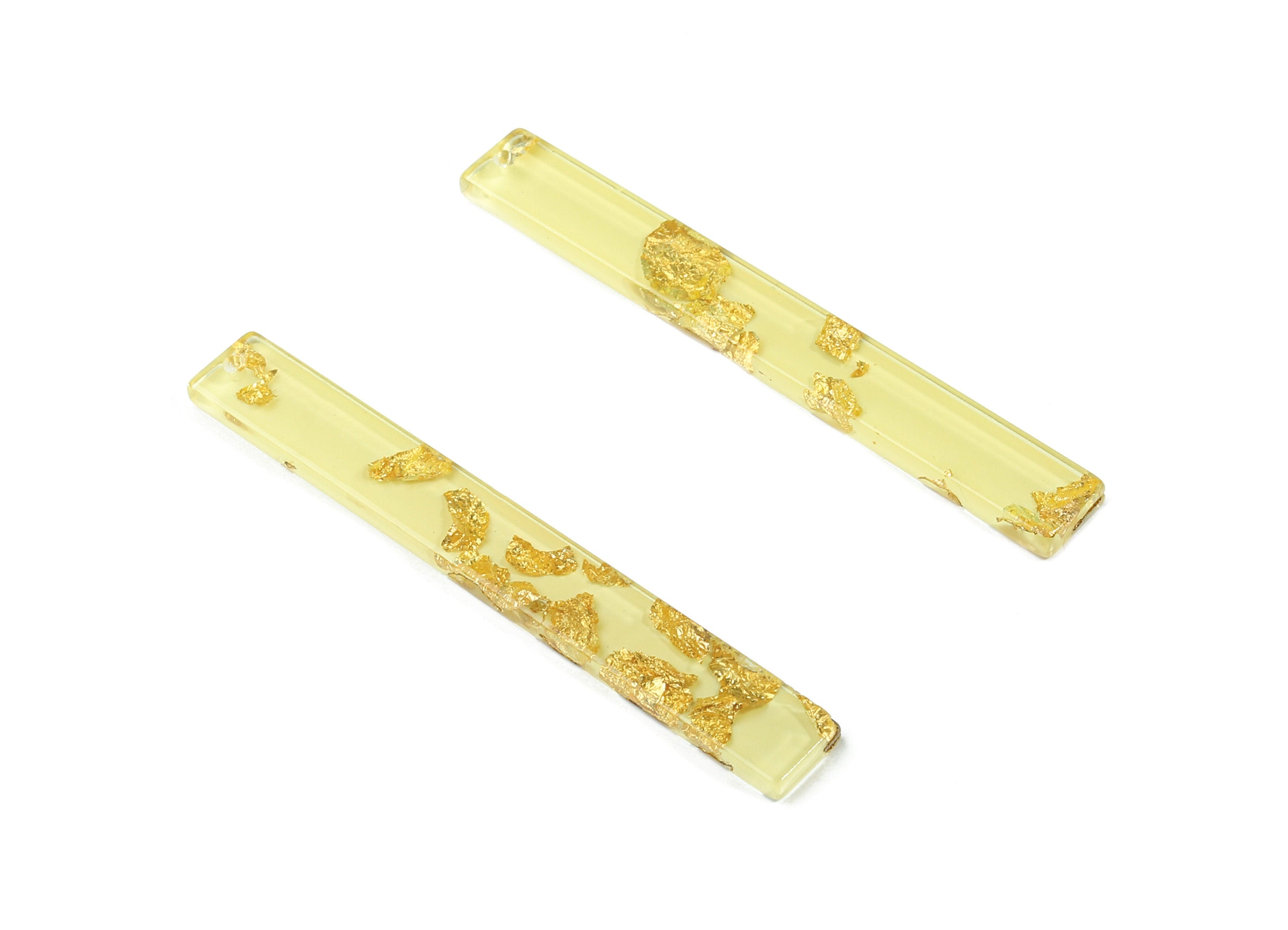 Acrylic Long Stick Charms - Bar Earrings and Pendant - Earring Findings  - Color Code: A442 - 59.88x7.83x2.61mm - AC1049-A442 - DOMEDBAZAAR