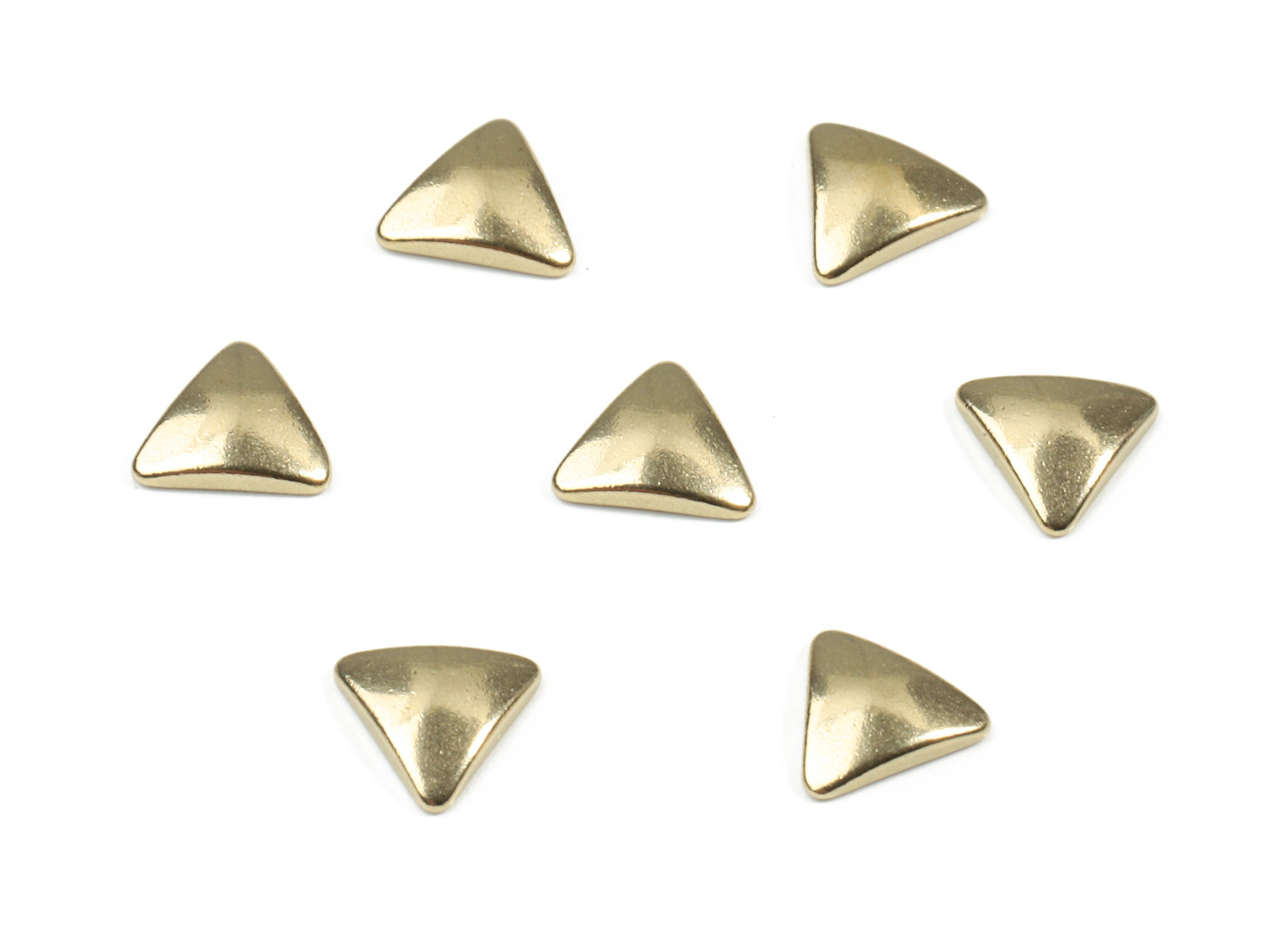 Brass Triangle Blank - Raw Brass Triangle Blank - Brass Triangle Tag - Brass Stamping Tag - Jewelry Supplies - 5.63x5.63x1.14mm - PP3163 - DOMEDBAZAAR