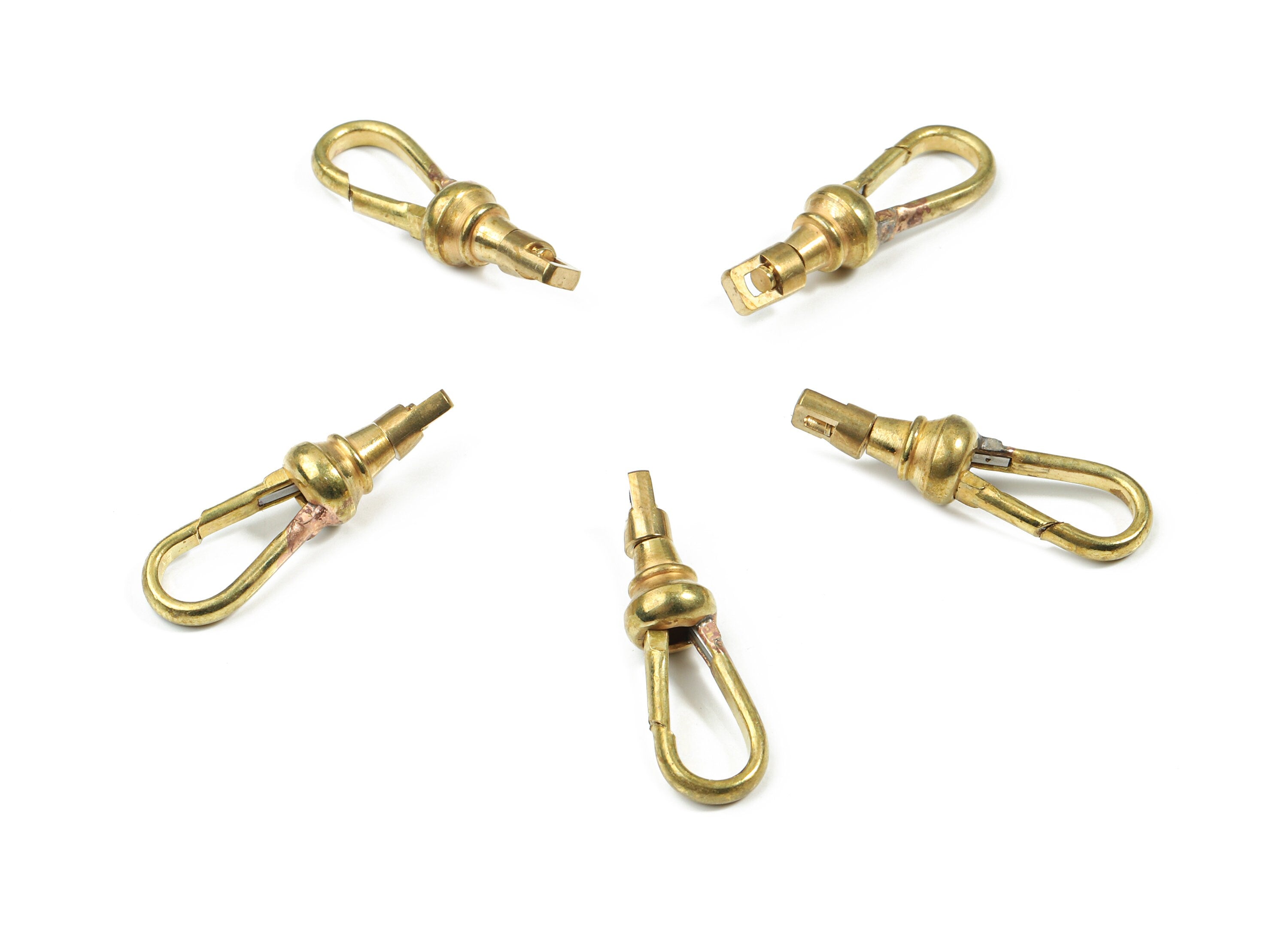 Parrot Swivel Trigger Snap Hooks - Landyard Clip Purse Lobster Clasp - Earring Findings - Jewelry Supplies - 28.14x8.62x7.05mm - PP3138 - DOMEDBAZAAR