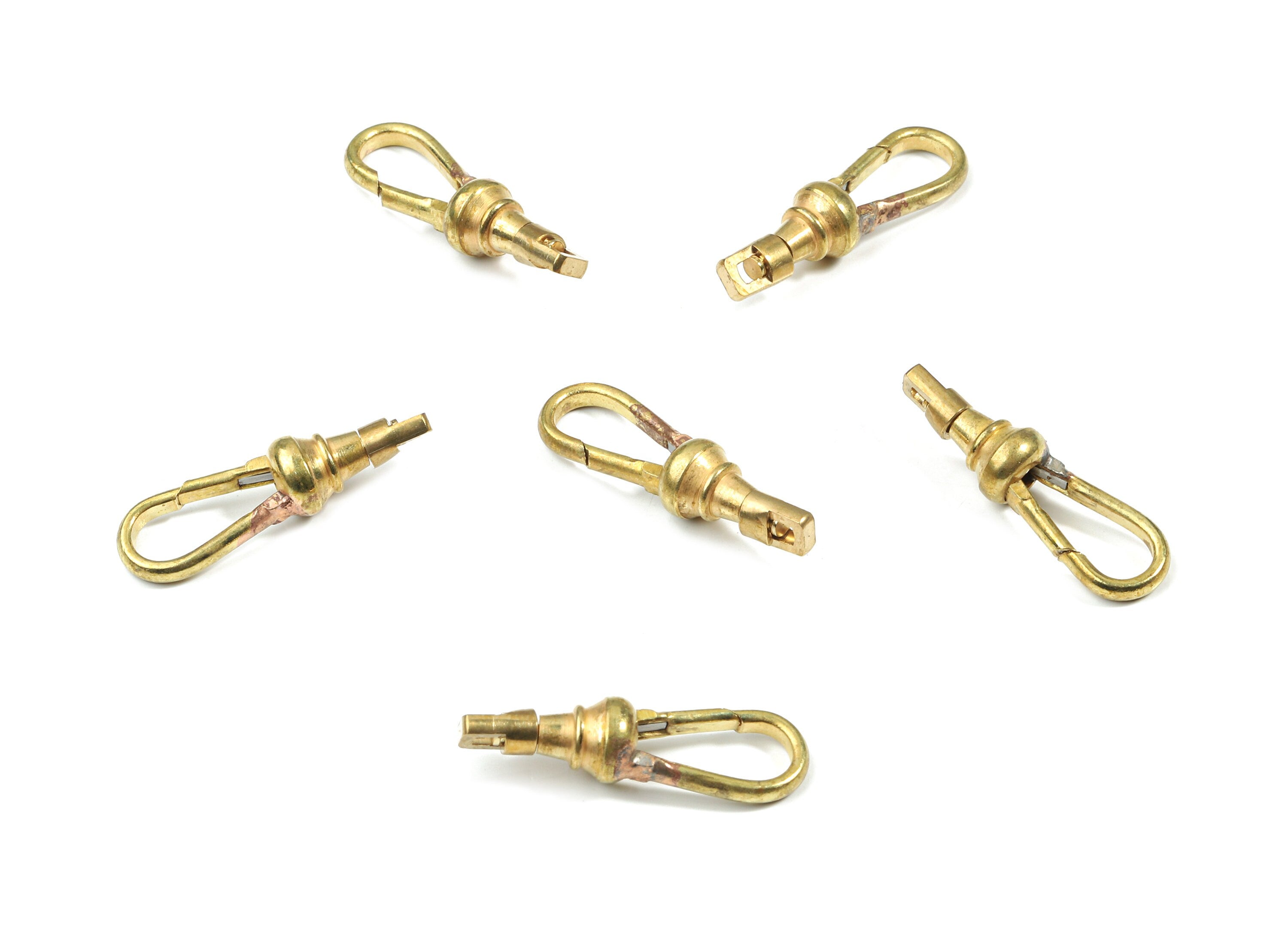 Parrot Swivel Trigger Snap Hooks - Landyard Clip Purse Lobster Clasp - Earring Findings - Jewelry Supplies - 28.14x8.62x7.05mm - PP3138 - DOMEDBAZAAR