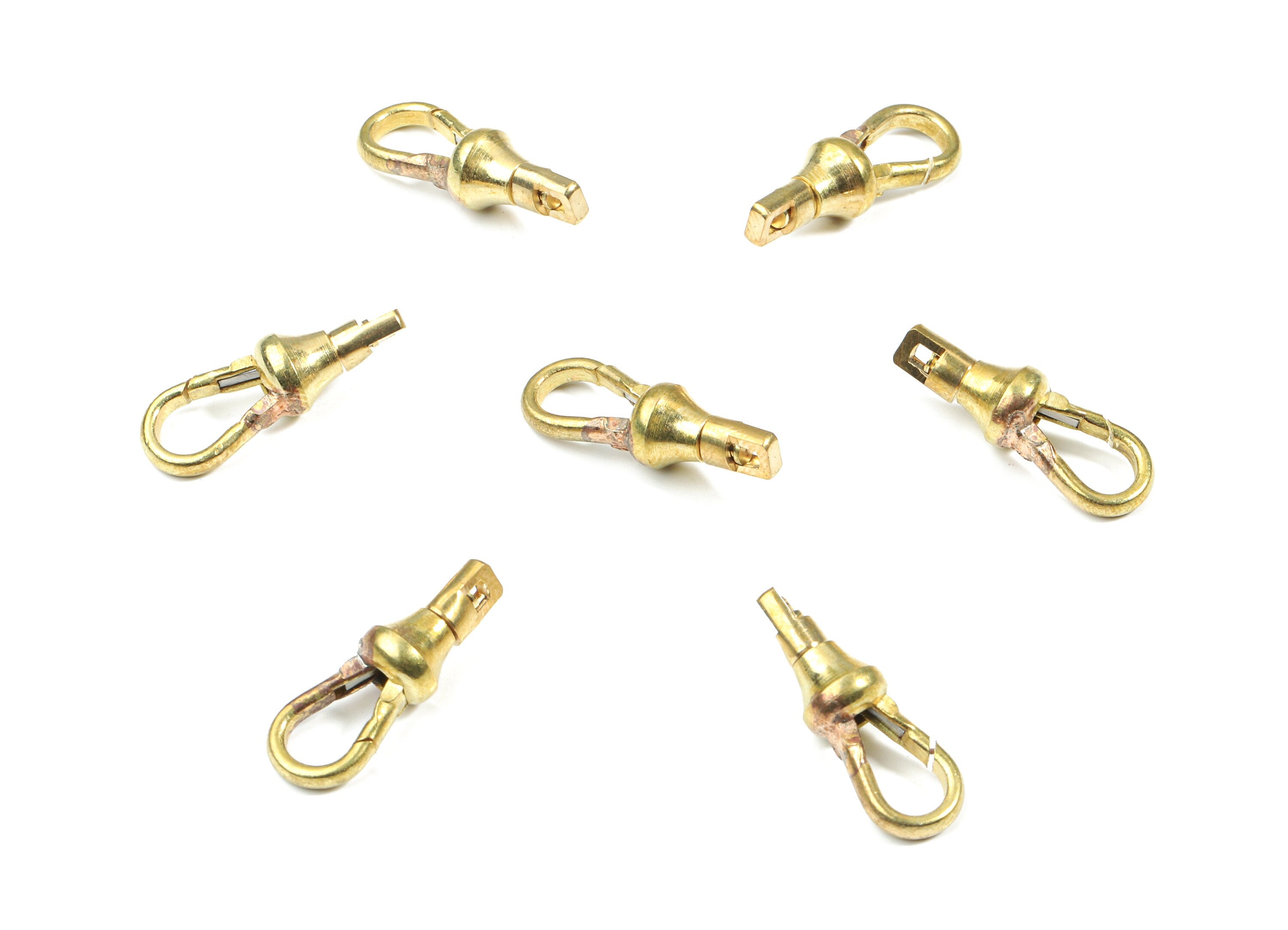 Parrot Swivel Trigger Snap Hooks - Landyard Clip Purse Lobster Clasp - Earring Findings - Jewelry Supplies - 23.37x8.23x7.16mm - PP3139 - DOMEDBAZAAR