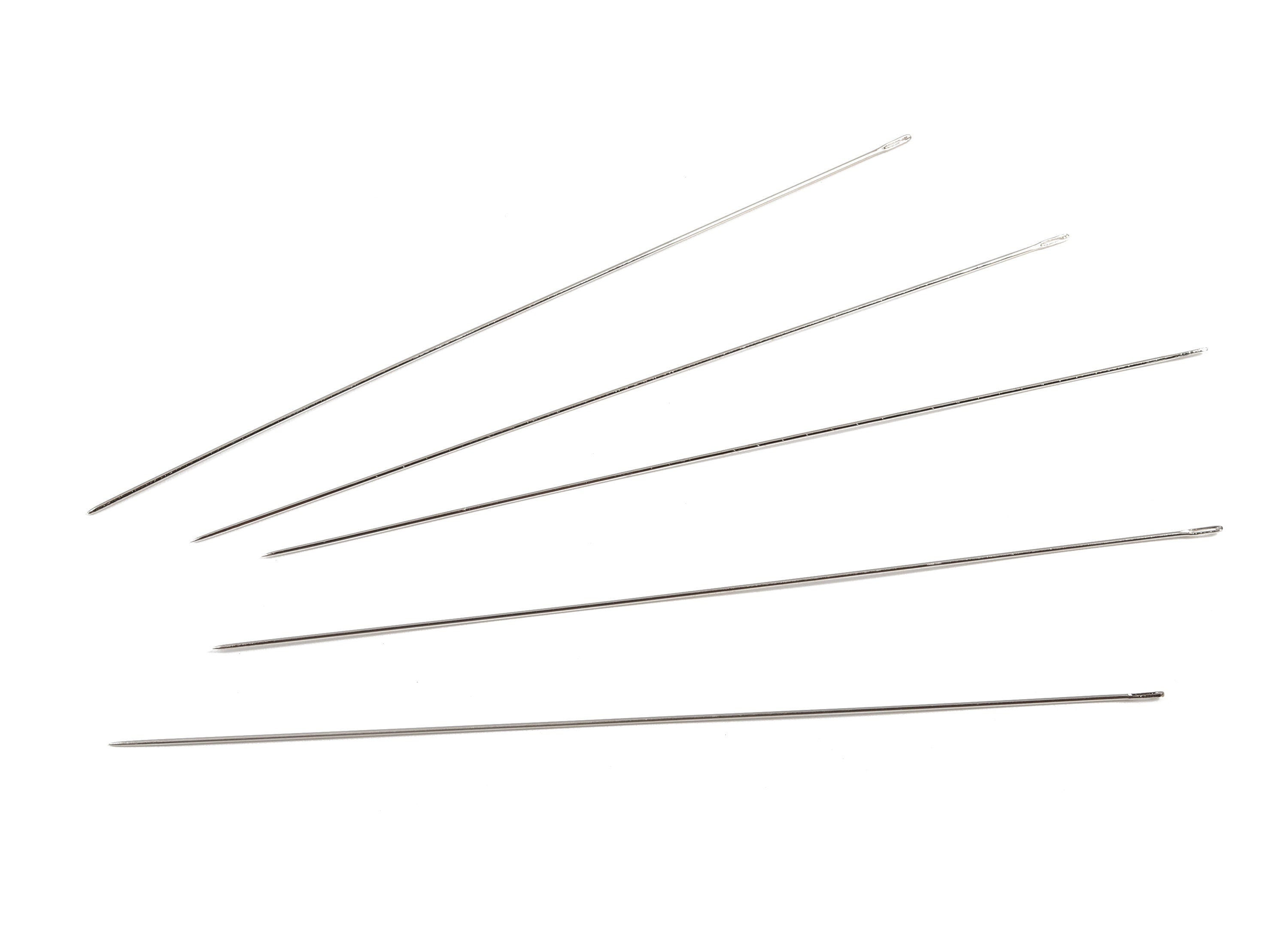 Long Stiff Beading Needles - 120mm* 0.7mm - Pearl Needles - Beading Supplies - Beading Needles Findings - 1 package = 3pcs  - TH1069 - DOMEDBAZAAR
