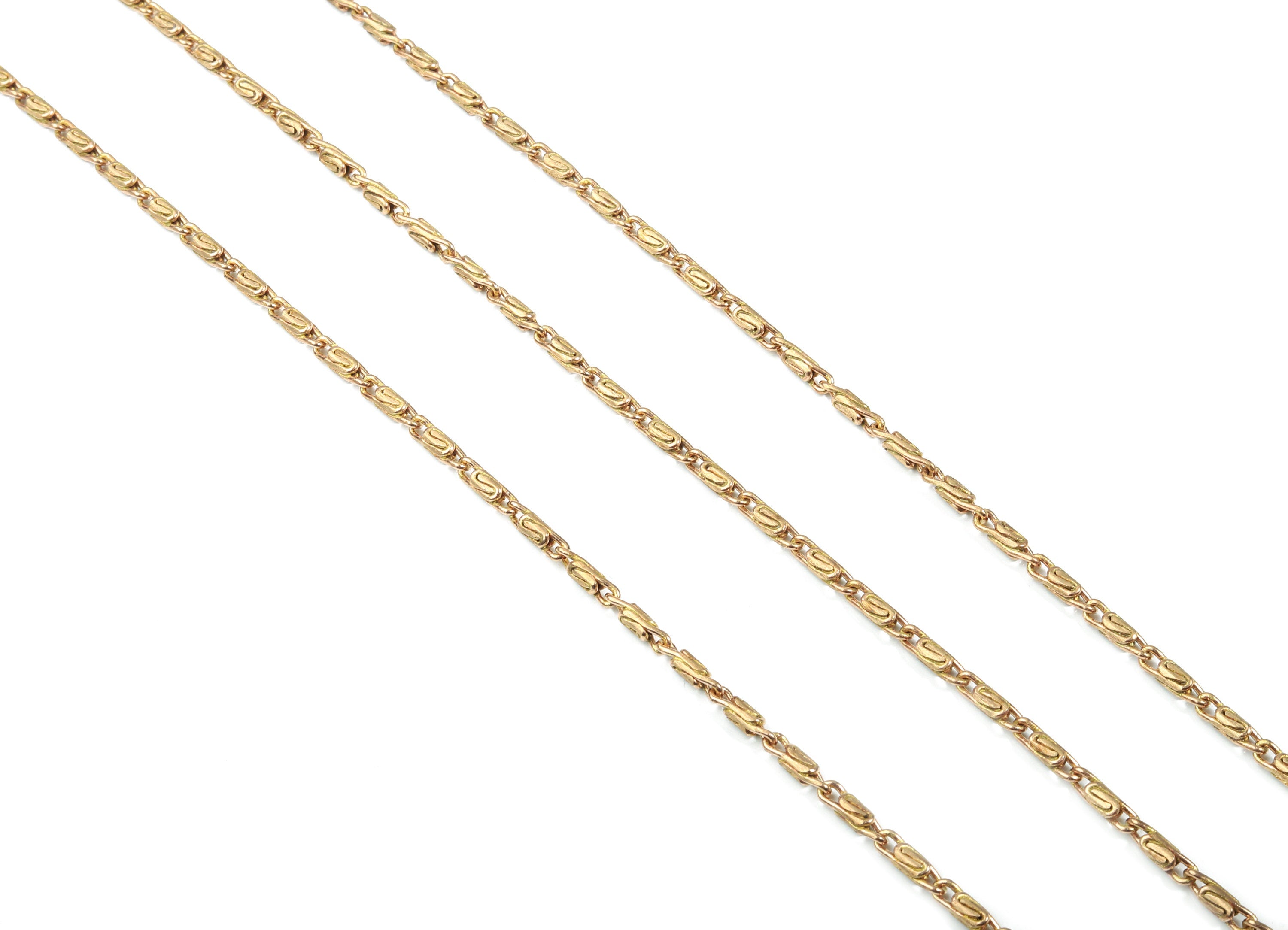 Brass Link Chain -  Raw Brass Soldered Chain - For Necklace Bracelet Jewelry Making 0.34&quot; x 0.10&quot; x 0.09&quot; CC1167 - DOMEDBAZAAR