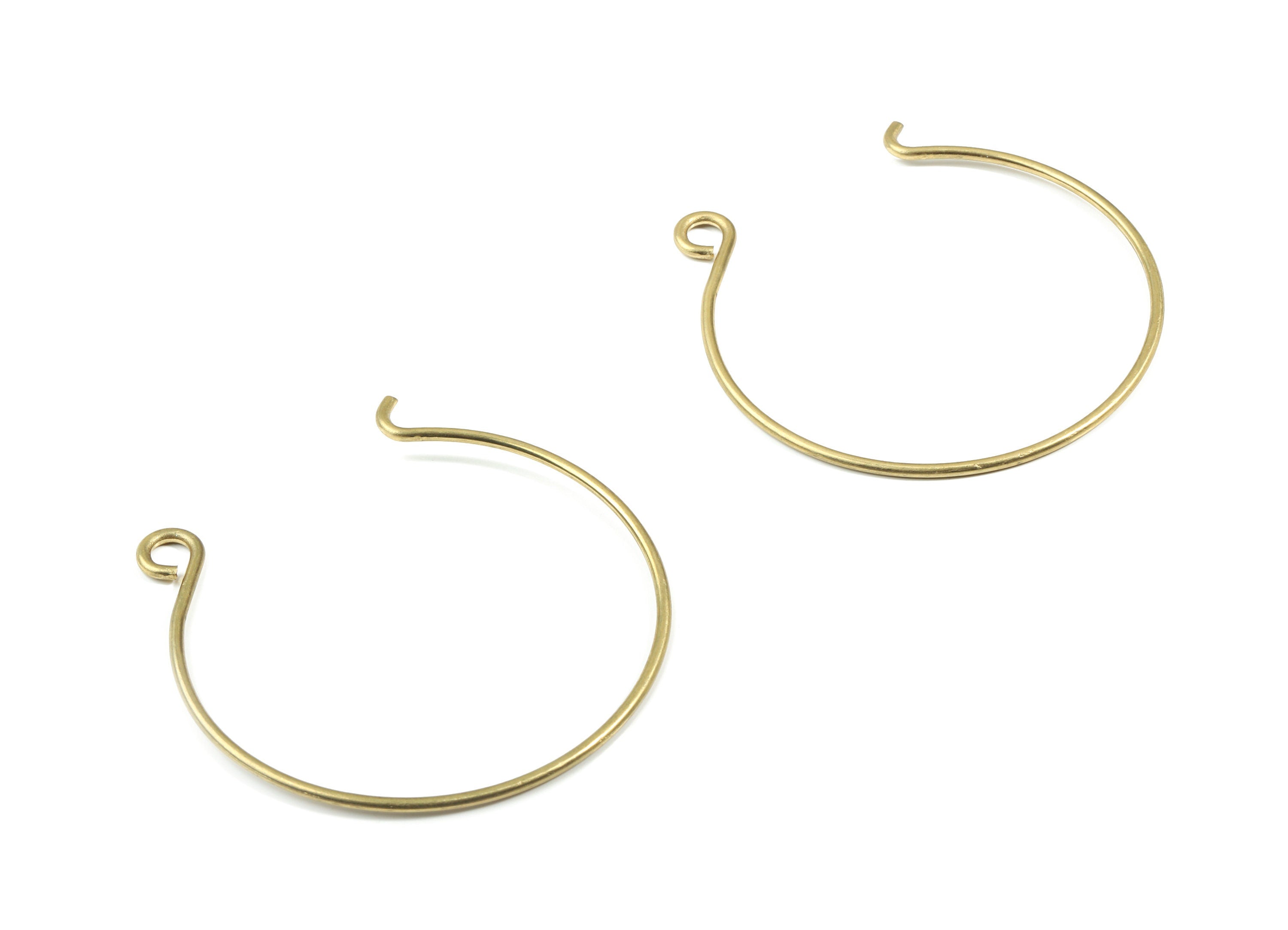 Brass Wire Bracelet - Raw Brass Bracelet - Brass Wire Bangle - Jewelry Supplies - 64x60x2mm - PP3534 - DOMEDBAZAAR