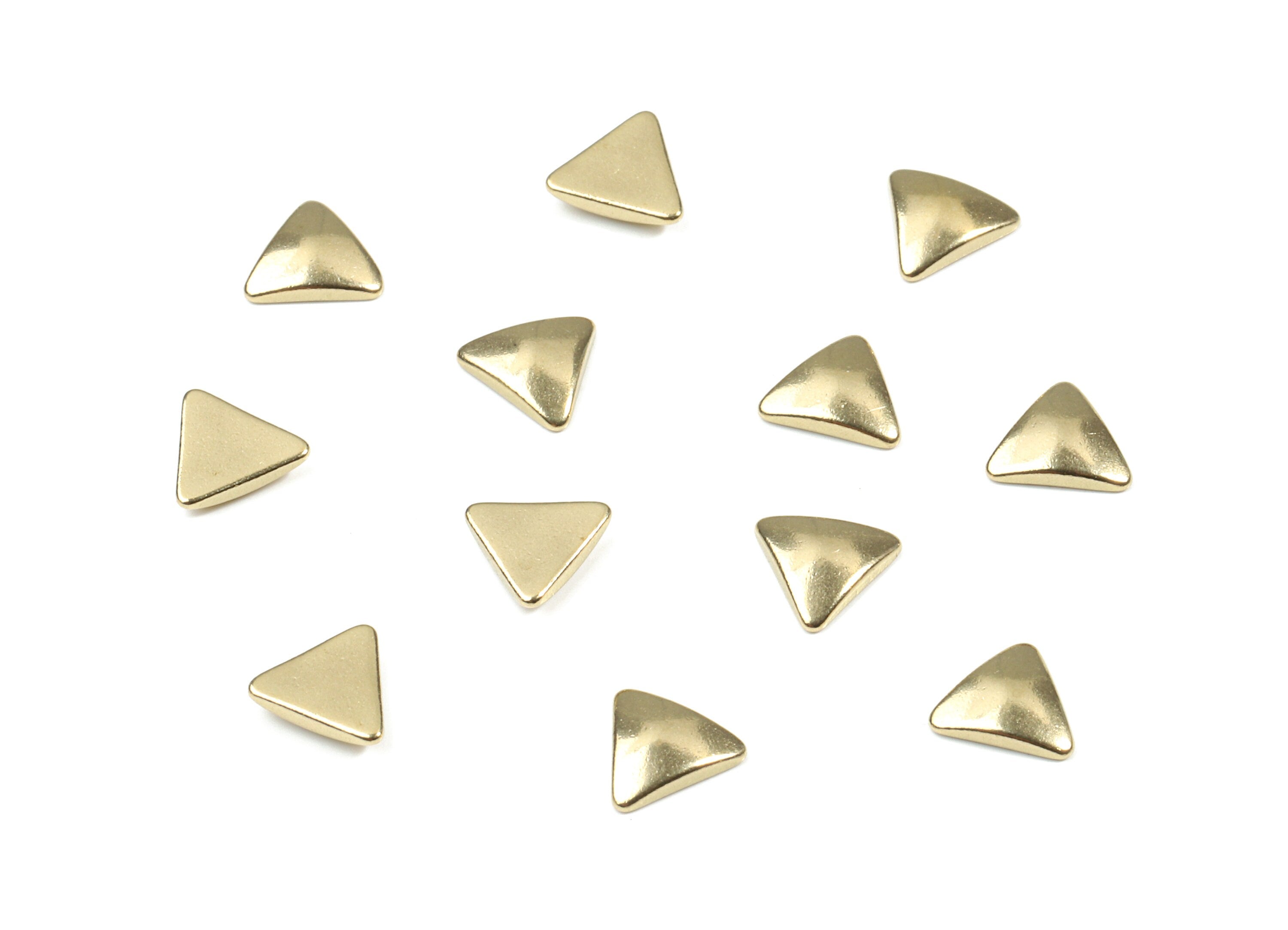 Brass Triangle Blank - Raw Brass Triangle Blank - Brass Triangle Tag - Brass Stamping Tag - Jewelry Supplies - 5.63x5.63x1.14mm - PP3163 - DOMEDBAZAAR