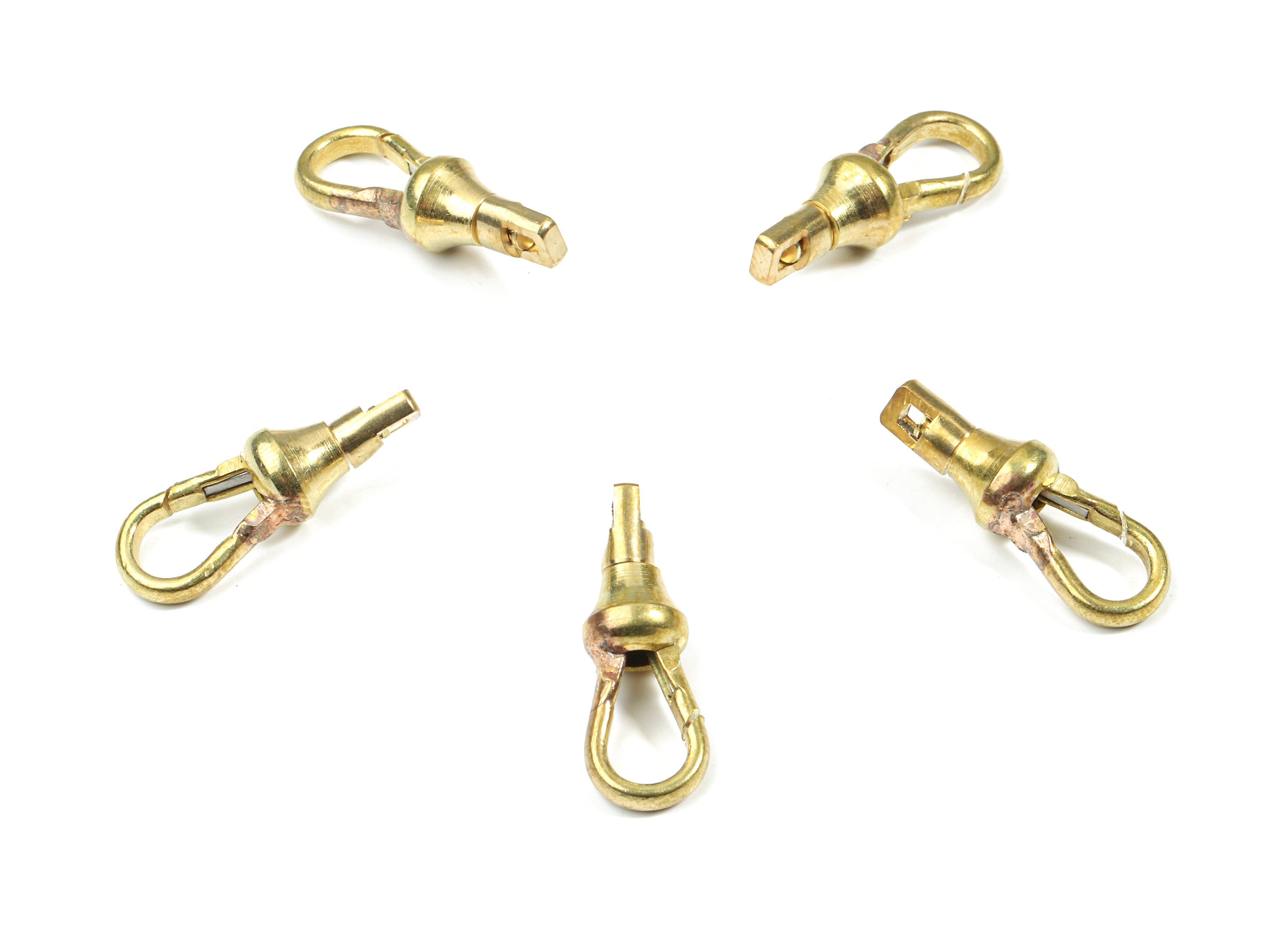 Parrot Swivel Trigger Snap Hooks - Landyard Clip Purse Lobster Clasp - Earring Findings - Jewelry Supplies - 23.37x8.23x7.16mm - PP3139 - DOMEDBAZAAR