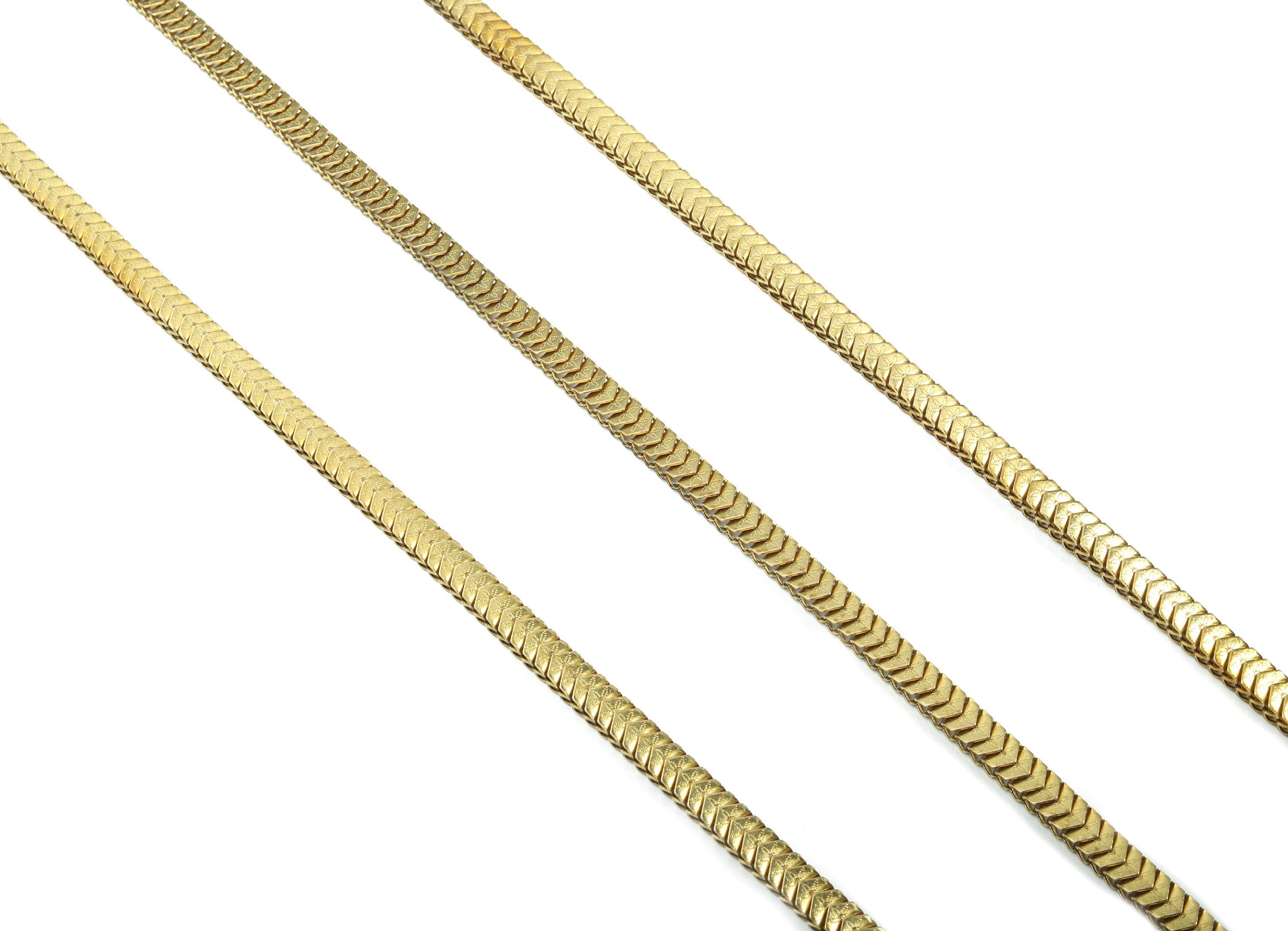 6.0 Brass Scale Chain - Raw Brass Lamellar Flower Chain - Unsoldered Links - for Necklace Bracelet Jewellery Making -  0.22&quot; x 0.16&quot; CC1157 - DOMEDBAZAAR