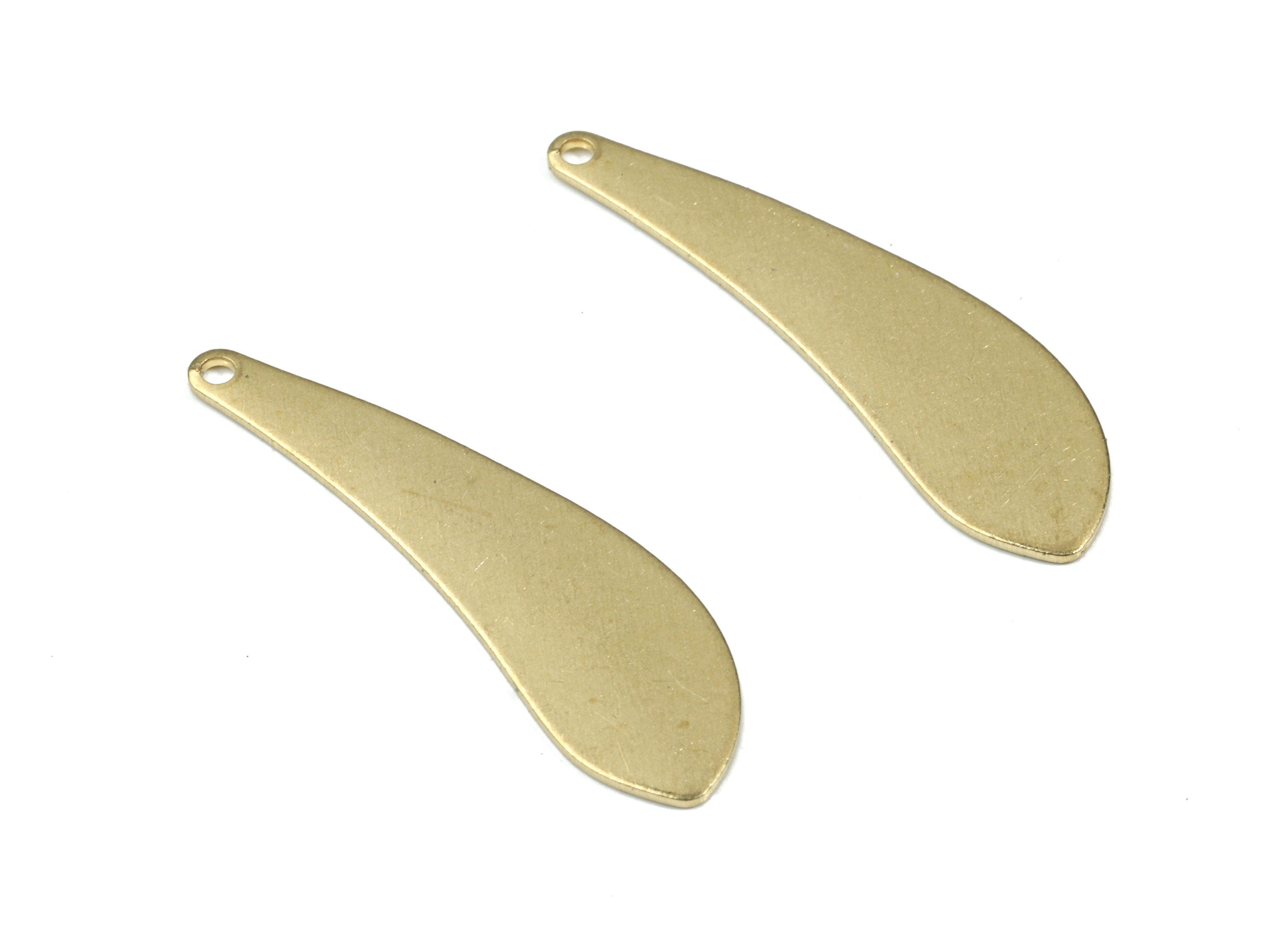 Personalized stamping blank - Brass Tie Earring Charms - Raw Brass Tie Pendant - Earring Findings - Jewelry Supplies - 31x9x0.7mm - PP3442 - DOMEDBAZAAR