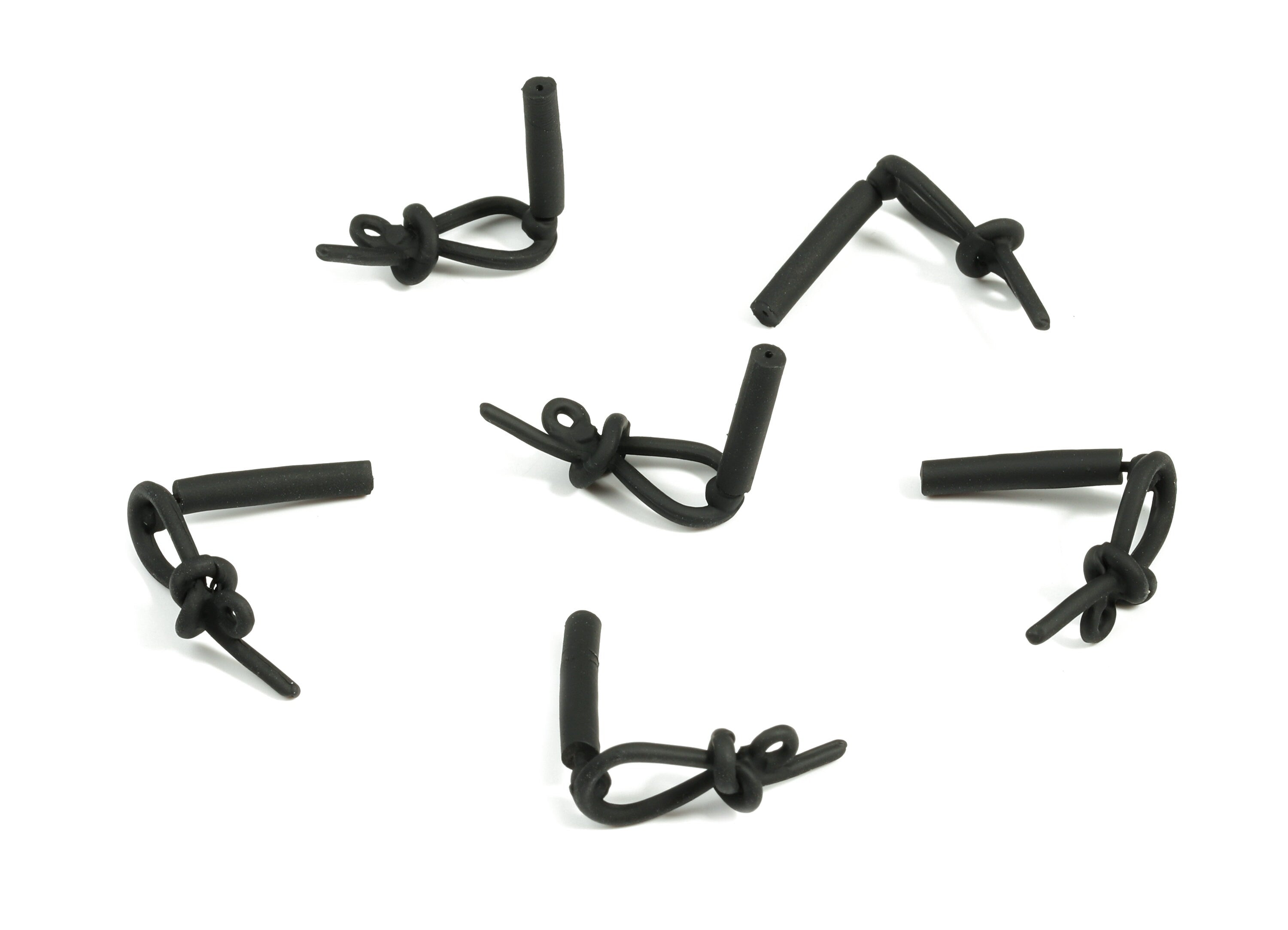 Alloy Knot Stud Earring With Loop - Zinc Alloy Node Earring Post - Silver Stud - Matte Black Tone Plated - 20.02x7.73x5.27mm - ZZ1617 - DOMEDBAZAAR