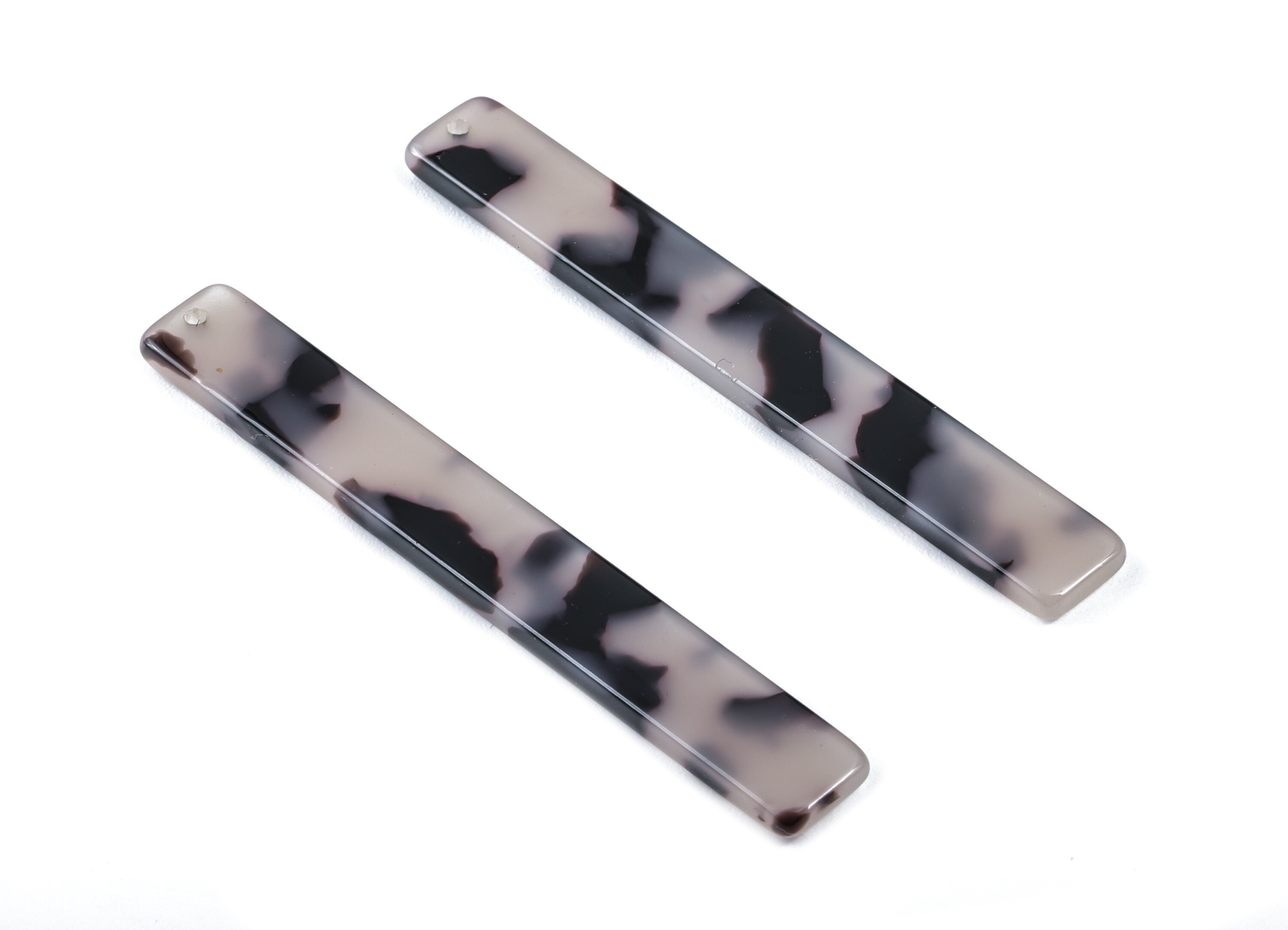 Acetate Stick & Bar Charms - Blonde Tortoise Shell Earrings - Stick Earrings and Pendant - Color Code: A06 - 59x7x2.5mm - AC1049B - DOMEDBAZAAR