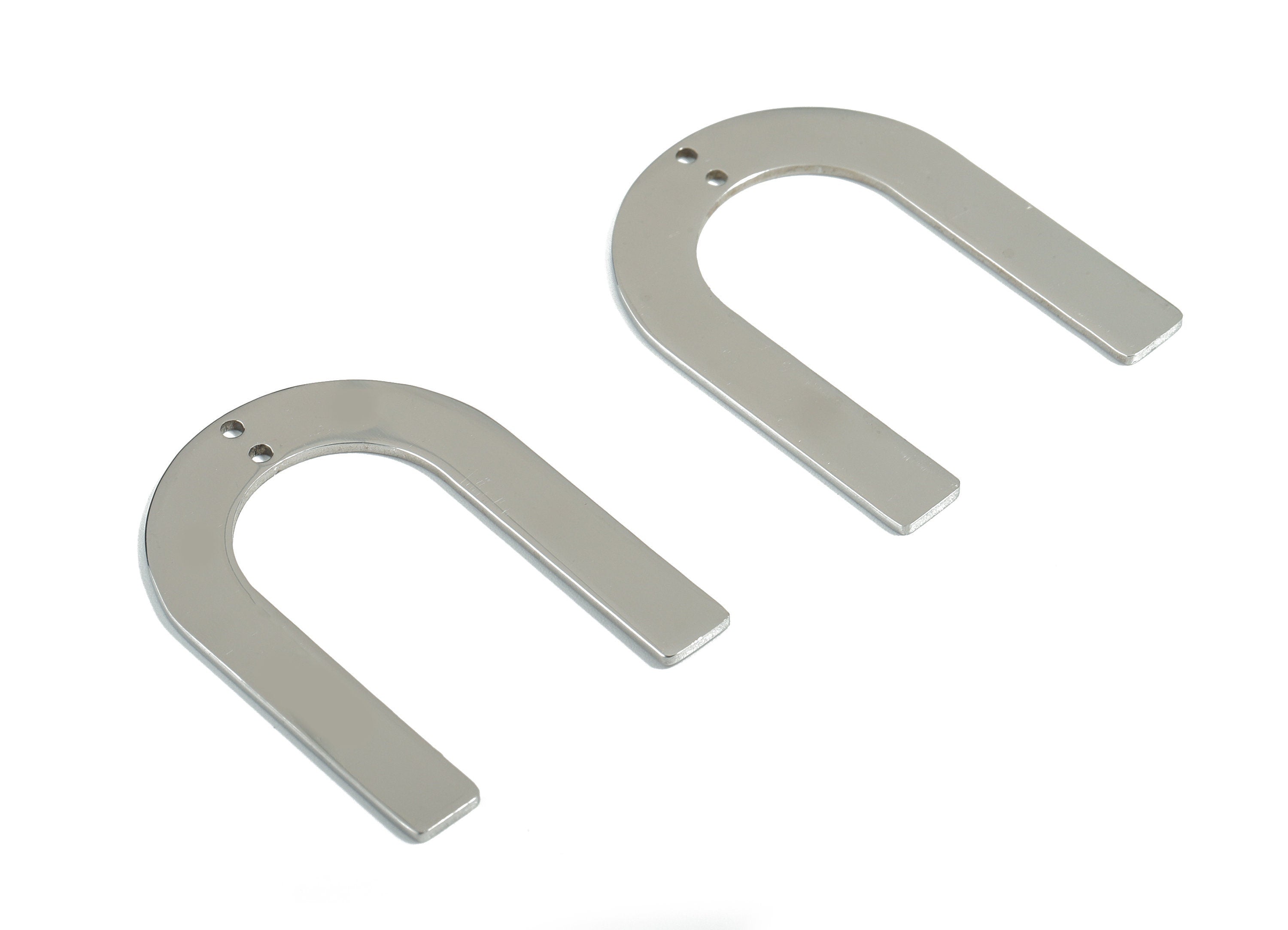 Stainless Steel U Connector - U Earrings Charms and Pendant - 2 Hole - Earring Findings - Jewelry Supplies - 35.2x26.95x0.95mm - SS1171 - DOMEDBAZAAR