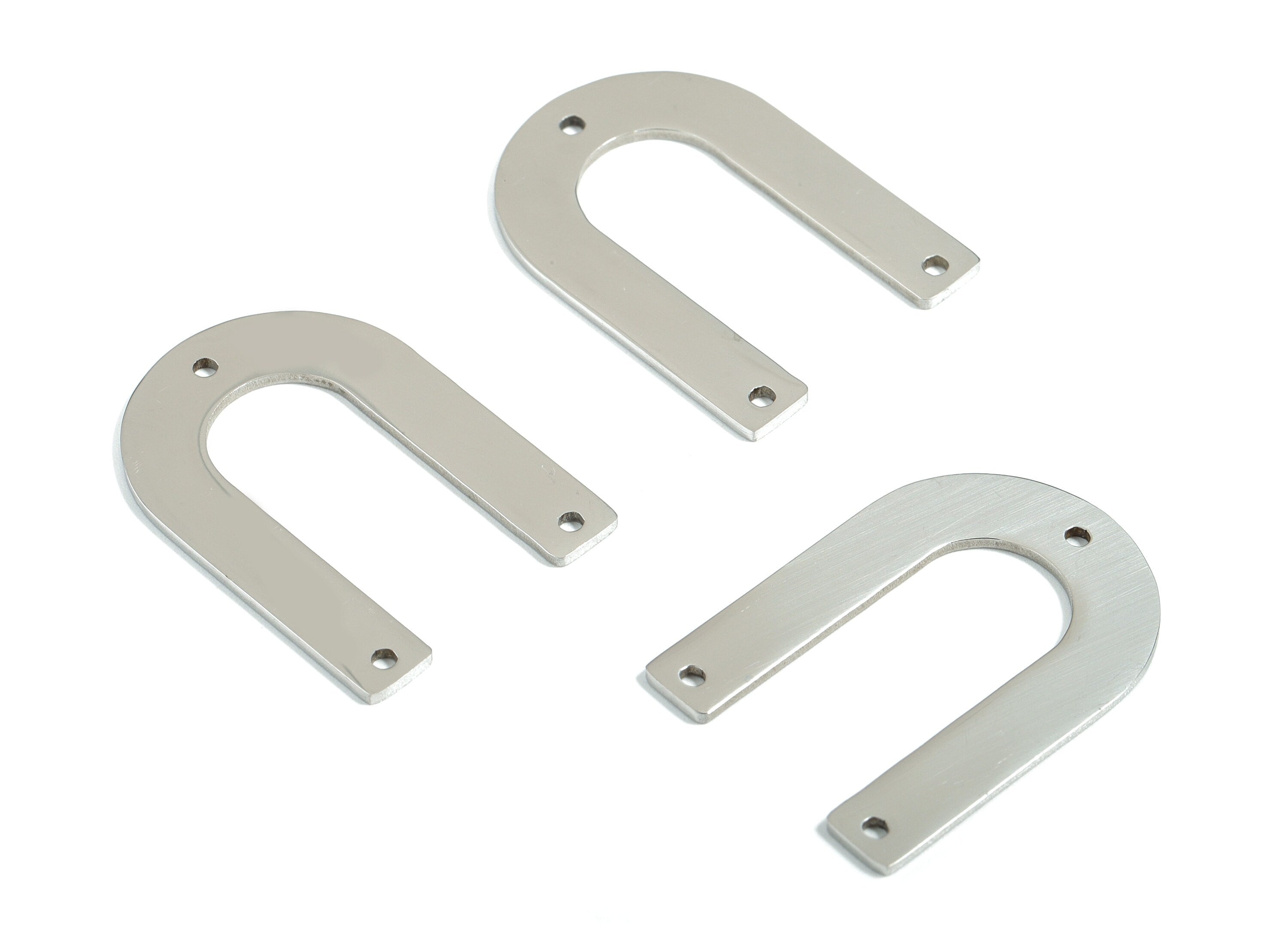 Stainless Steel U Connector - U Earrings Charms and Pendant - Earring Findings - Jewelry Supplies - 27.94x20.07x0.95mm - SS1175 - DOMEDBAZAAR