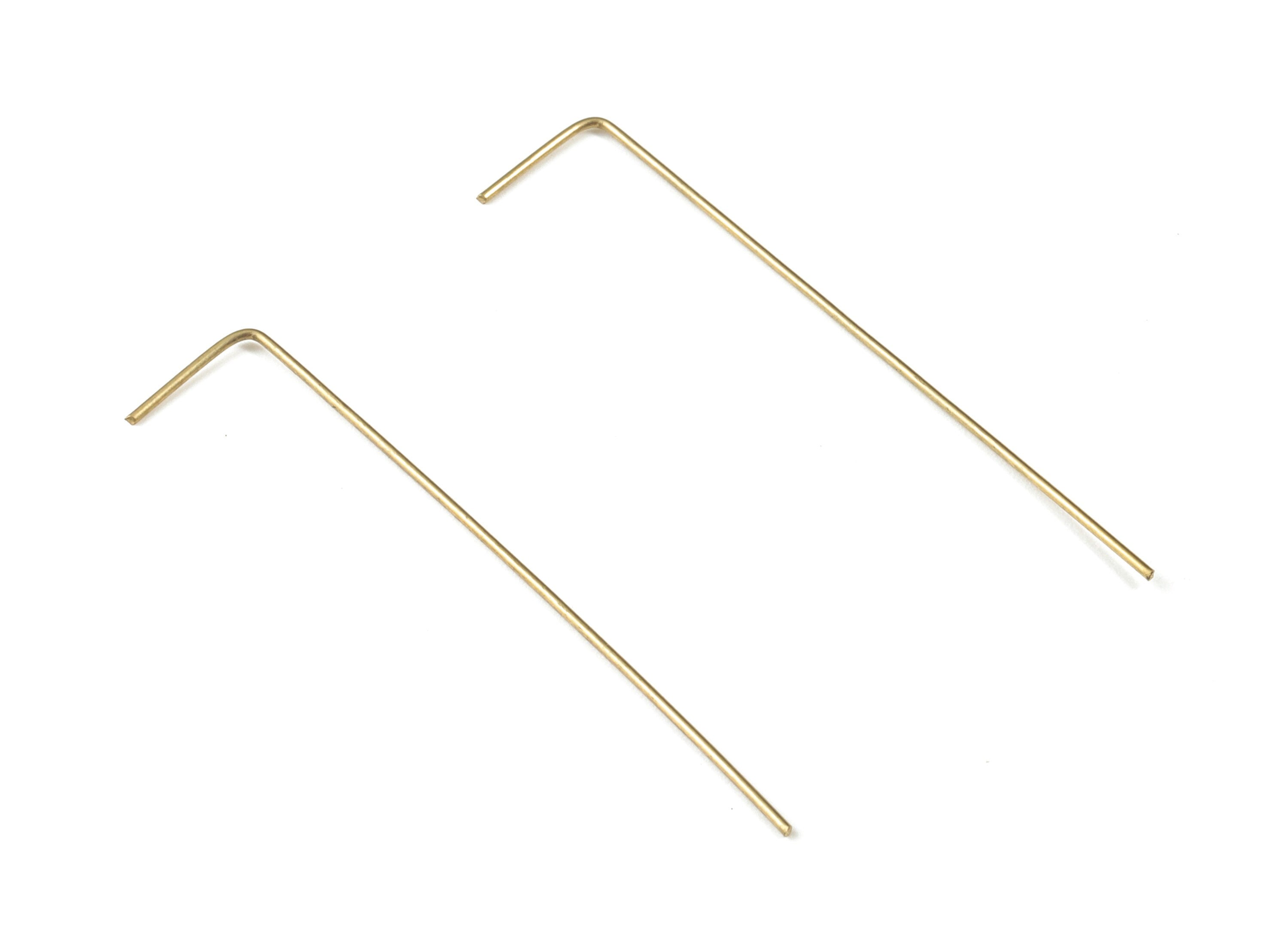 Brass Wire Ear Hook - Raw Brass Geometric Earring Wires - Perfect For VINYL Heishi Beads Clay Disc - Jewelry Supplies - 50x10x0.7mm - PP3560 - DOMEDBAZAAR