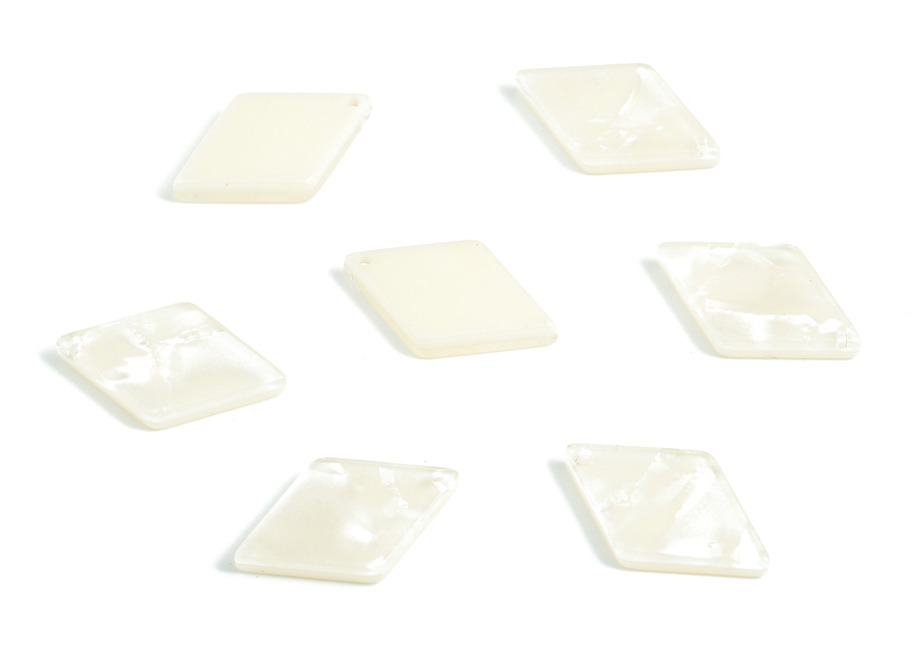 Acetate Rhombus Charms - Rhombus Earrings and Pendant - Jewelry Supplies - Color Code:A31 - 19.49x12.11x2.59mm - AC1539-A31 - DOMEDBAZAAR