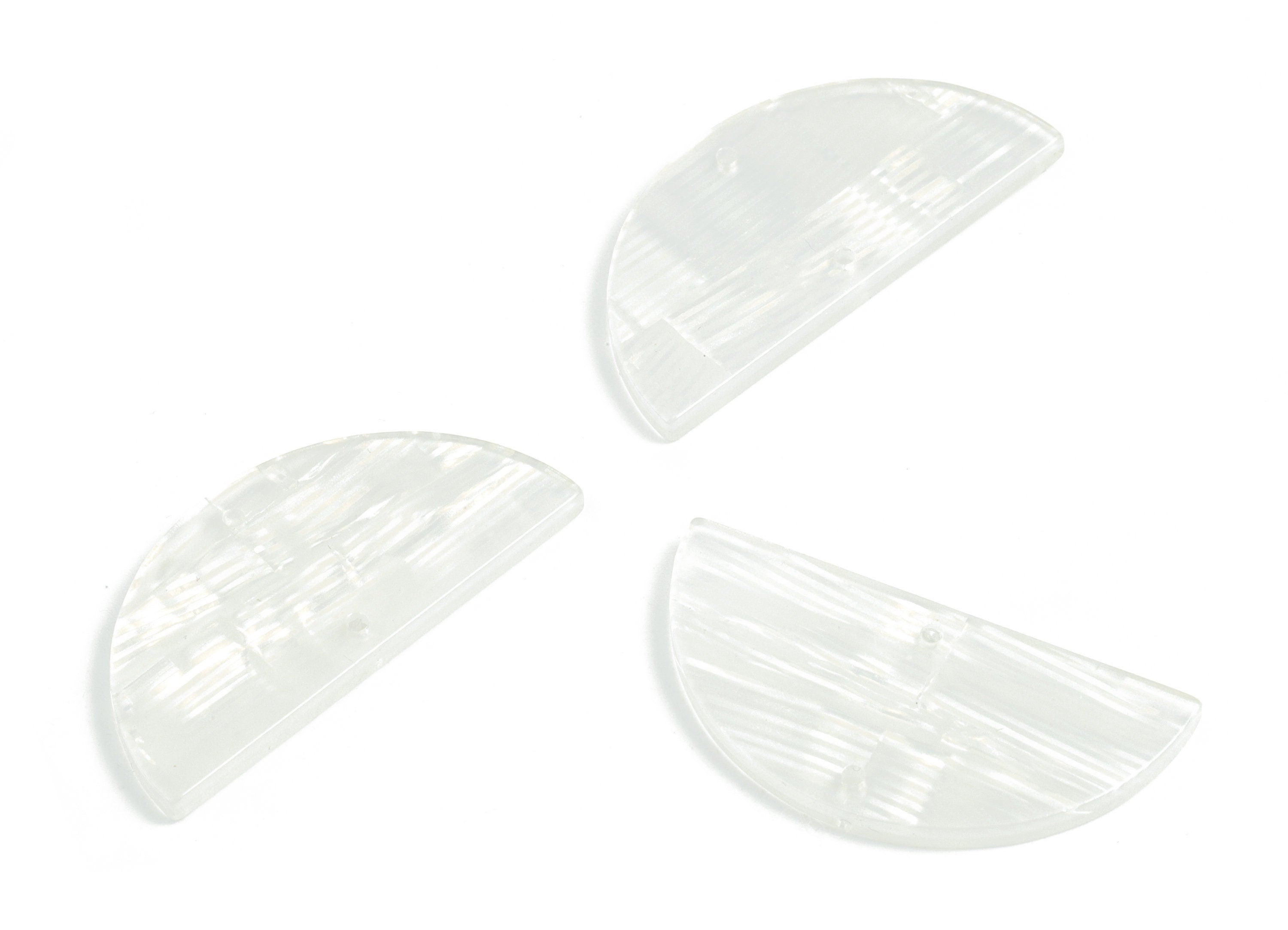 Acetate Semicircle Connectors - 2 Holes - Semicircle Connectors - Earring Findings - Color Code:A514 - 33.6x16.5x2.5mm - AC1218-A514 - DOMEDBAZAAR