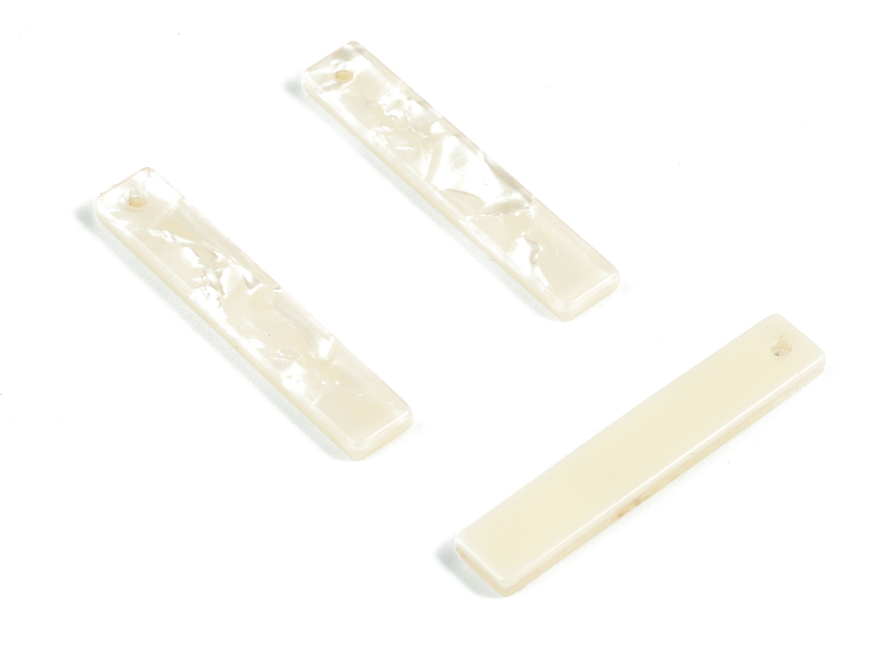 Acrylic Strip Earring Charms - Strip Pendant - Earring Findings - Jewelry Supplies - Color Code: A31 - 33.65x6.21x3.04mm - AC1607-A31 - DOMEDBAZAAR
