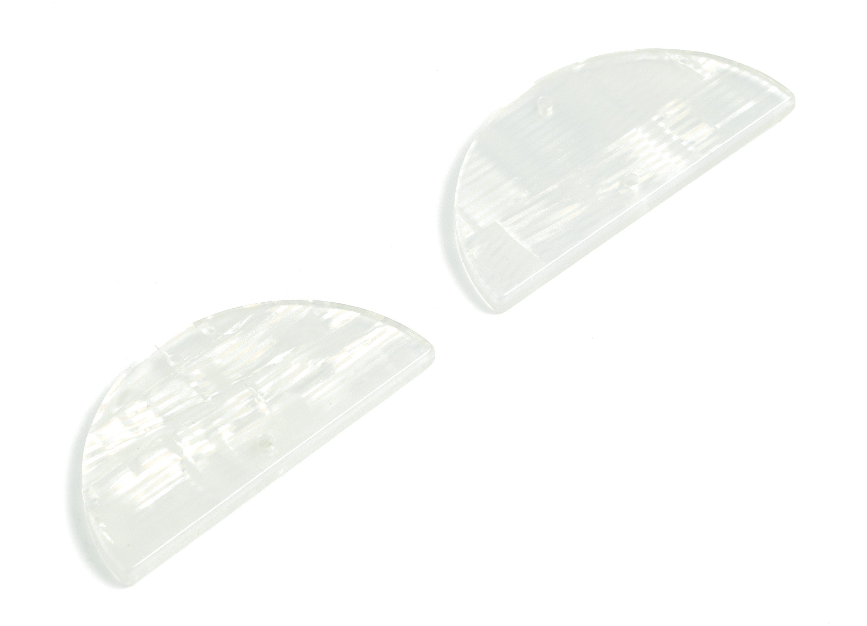 Acetate Semicircle Connectors - 2 Holes - Semicircle Connectors - Earring Findings - Color Code:A514 - 33.6x16.5x2.5mm - AC1218-A514 - DOMEDBAZAAR
