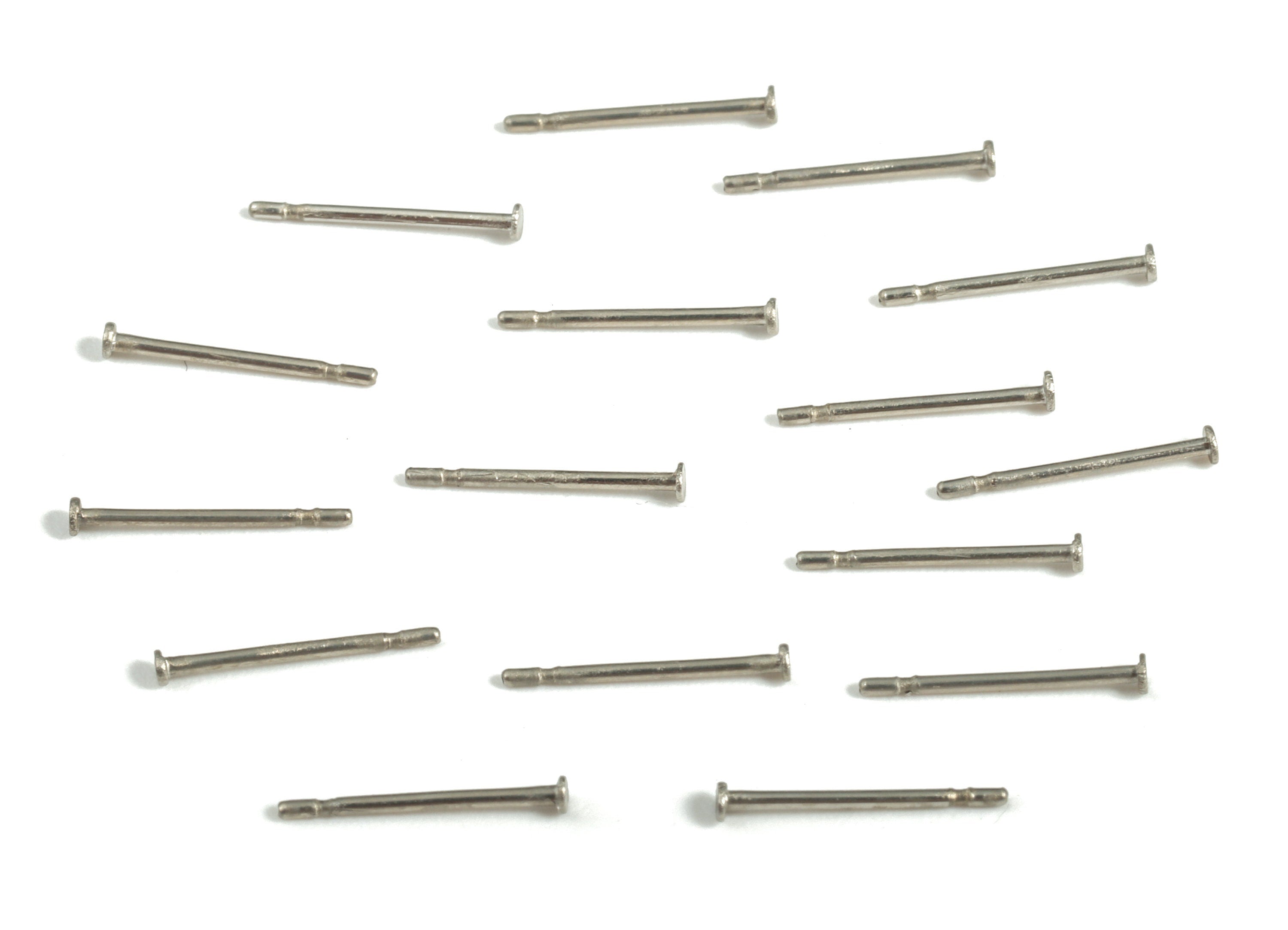 1.5*11Earring Stud Posts  - Surgical Grade Stainless Steel Earring Posts - Jewelry Supplies - 11.04x1.48x0.7mm - SS1160 - DOMEDBAZAAR