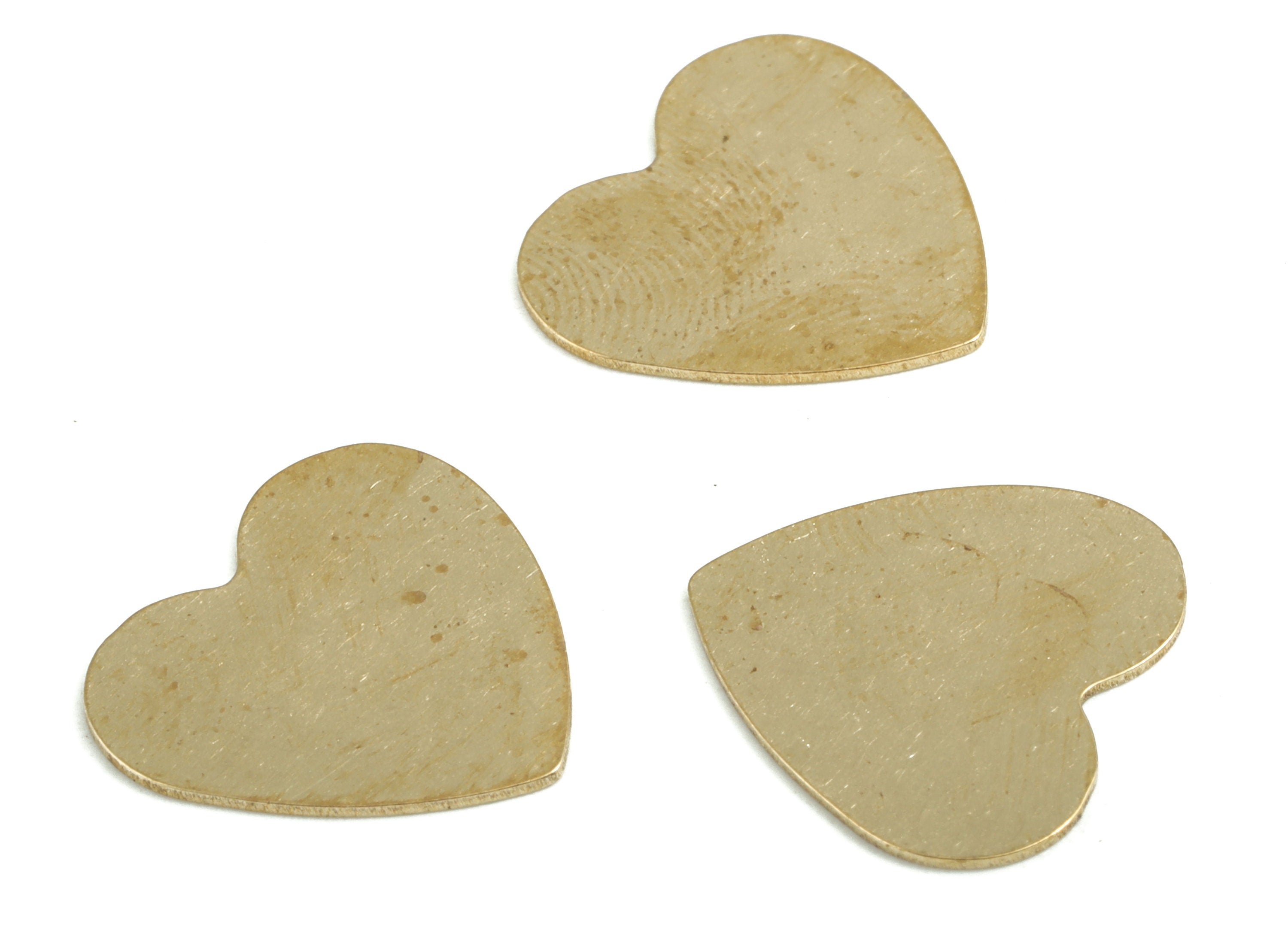 Brass Heart Blank - Raw Brass Letter Heart Blank - Brass Wallart Decoration - Brass Alphabet Heart Blank - 15.15x14.38x0.45mm - PP3720 - DOMEDBAZAAR
