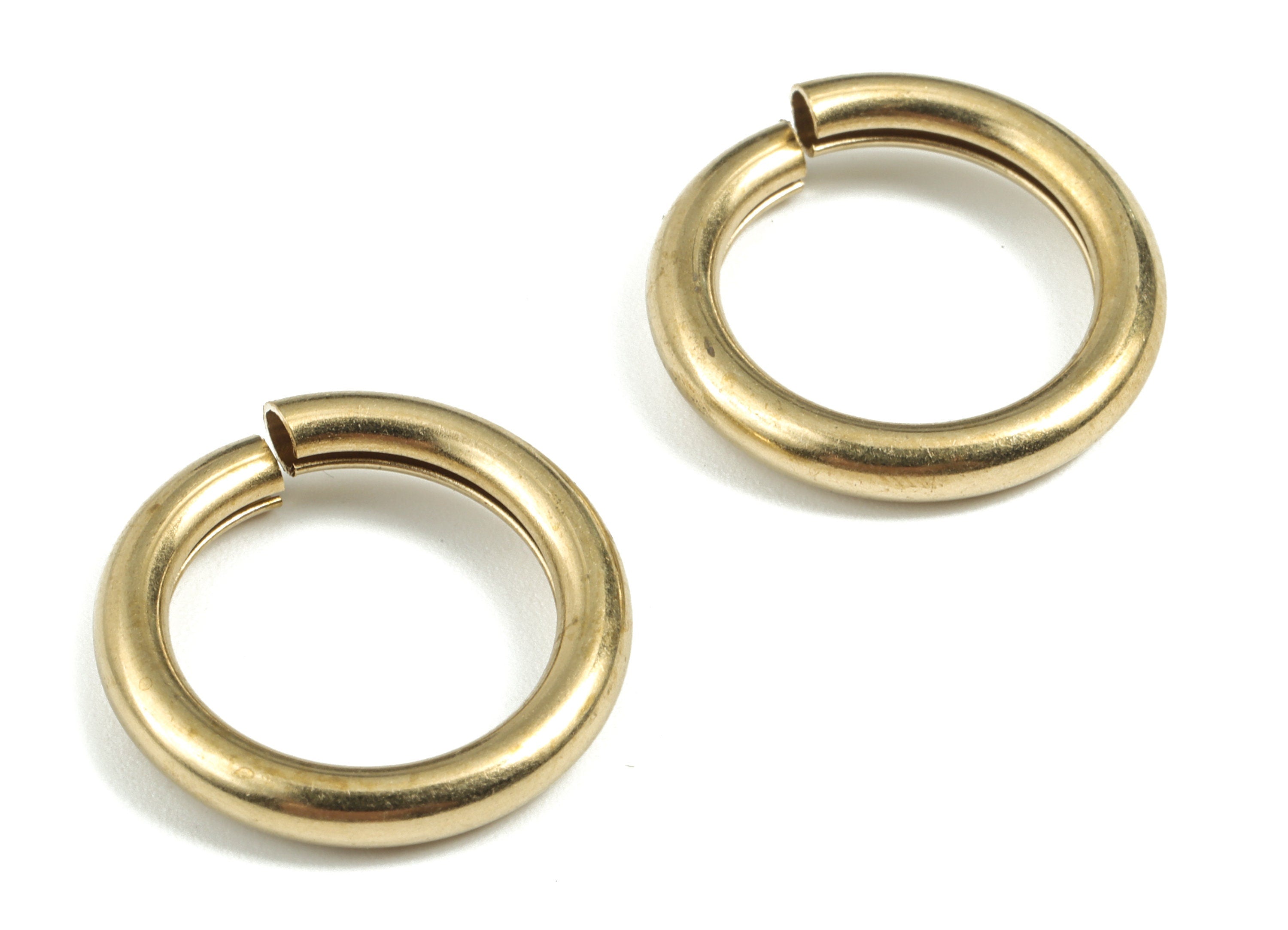 Brass 3X20 Jump Rings - Brass Open Jump Rings - Raw Brass Jump Ring Findings - Jewelry Supplies - 20.15x20.15x3.12mm - PP3640 - DOMEDBAZAAR