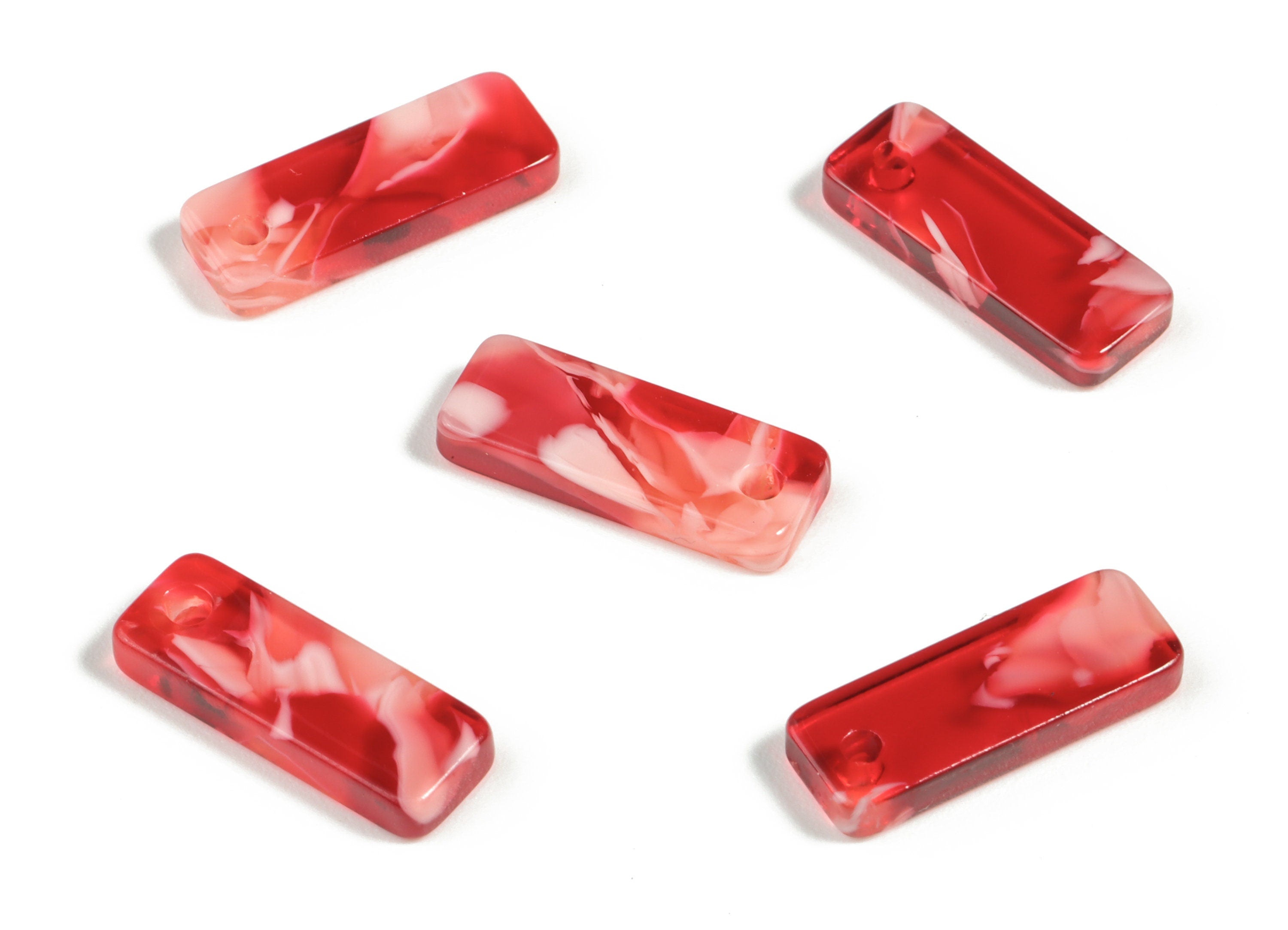Acetate Rectangle Earring Charms - Rectangle Pendant - Earring Finding - Jewelry Supplies - Color Code:A29 - 16.86x6.16x2.6mm - AC2188-A29 - DOMEDBAZAAR