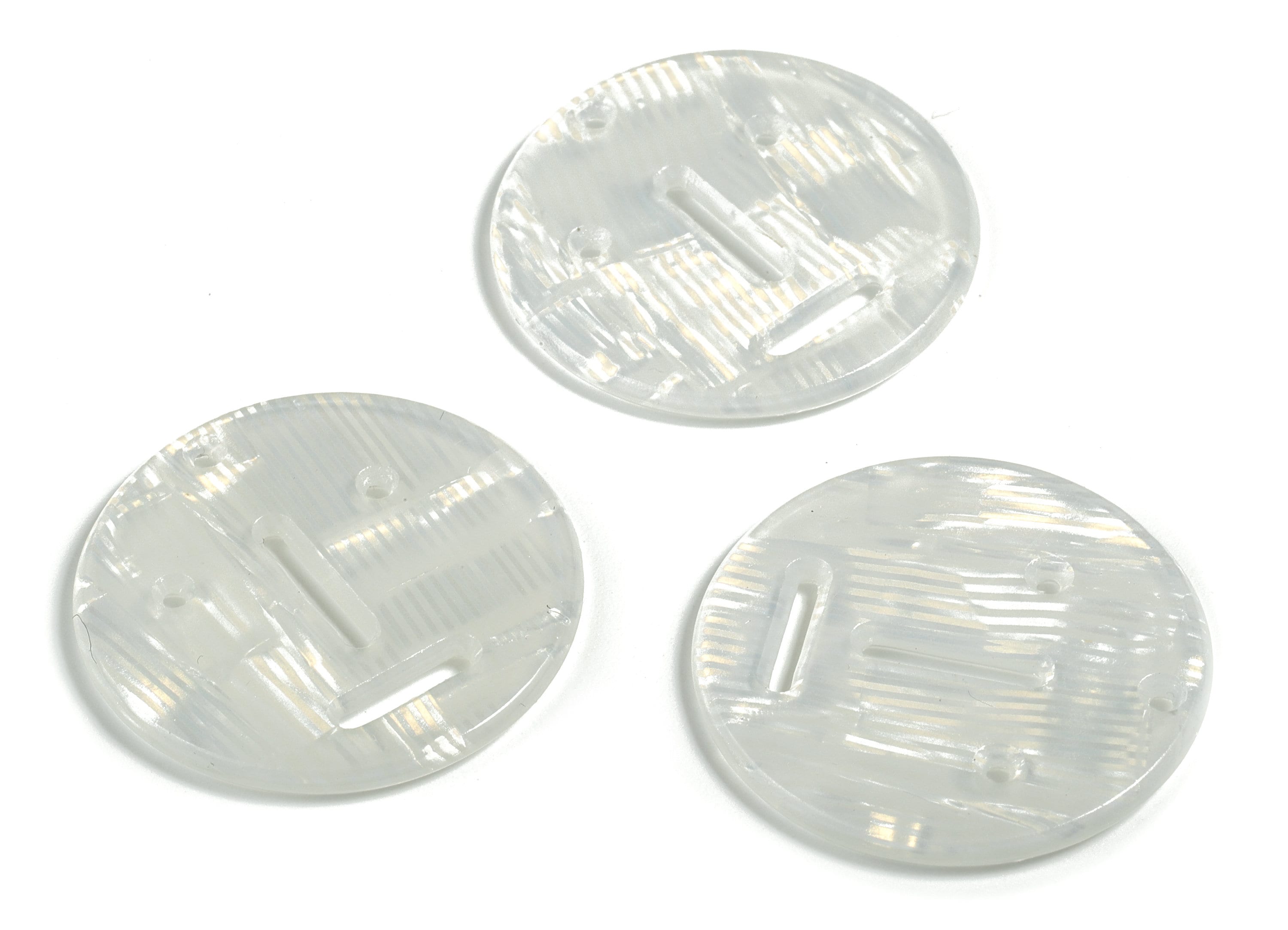 Acrylic Round Face Earring Charms - Acrylic Circle Face Earrings - Jewelry Supplies - Color Code:A514 - 30.27x30.29x2mm - AC2211-A514 - DOMEDBAZAAR