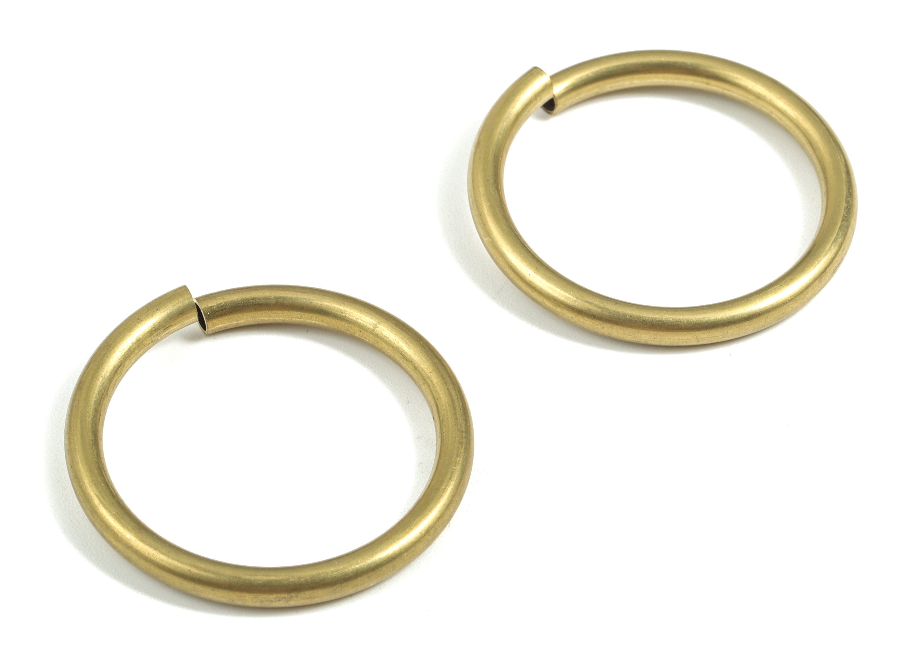 Brass 3X30 Jump Rings - Brass Open Jump Rings - Raw Brass Jump Ring Findings - Jewelry Supplies - 30.1x30.1x2.94mm - PP3643 - DOMEDBAZAAR